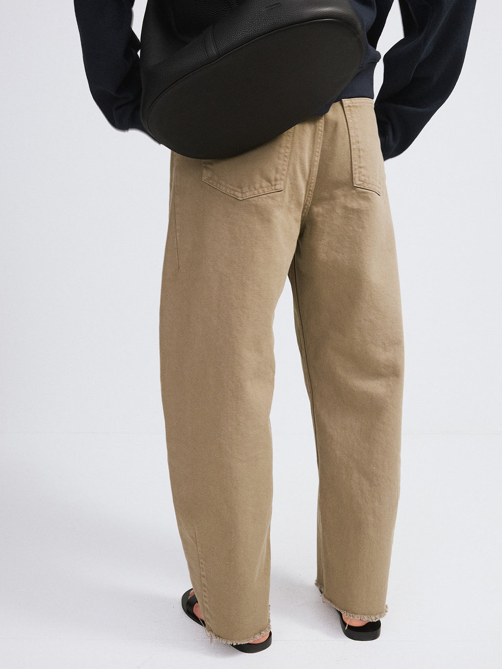 Recto - Washed Curved Denim (Beige Khaki) product image 4 | TRAB K-Fashion Australia