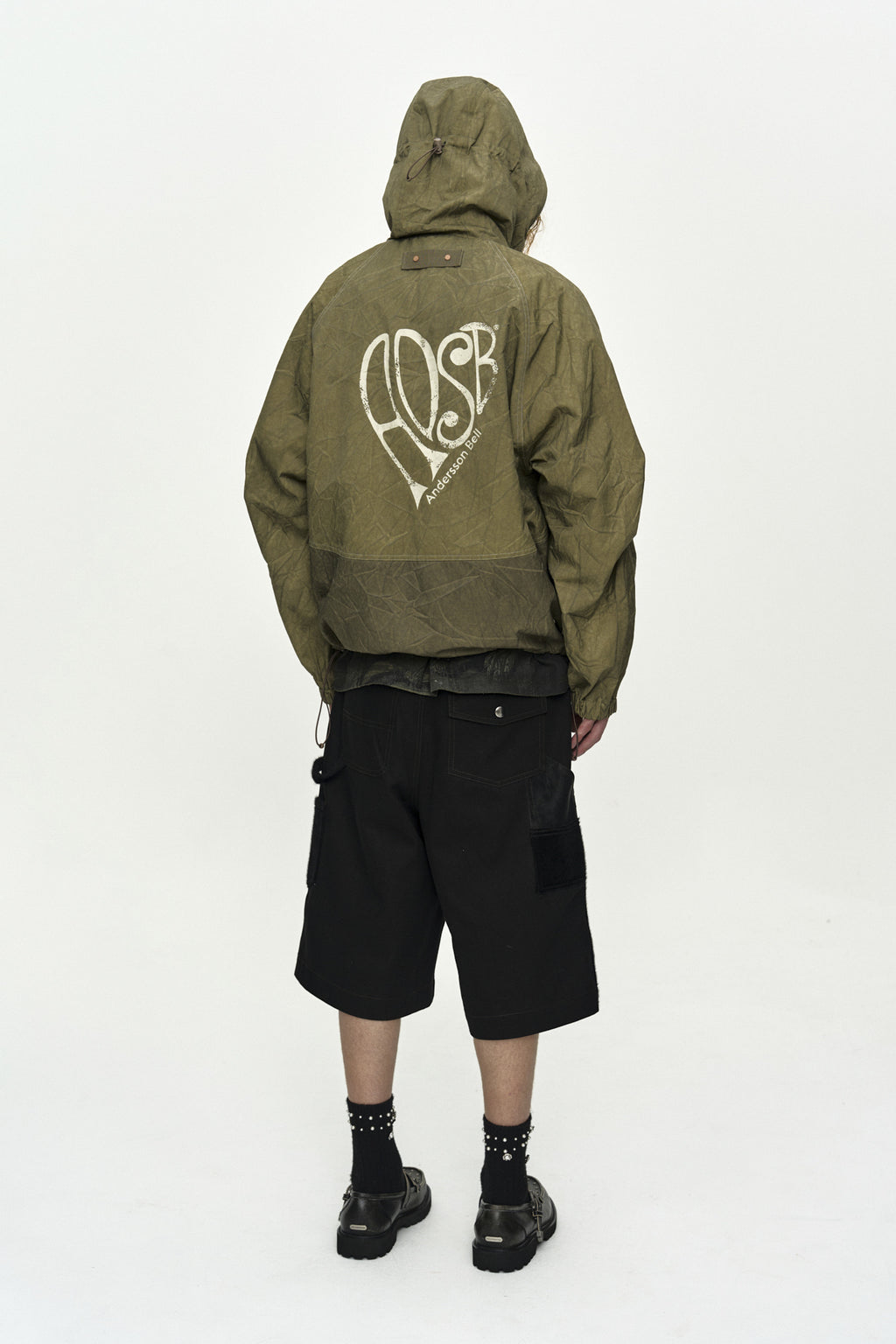 Andersson Bell - Unisex Tie-Dyed Beach Shell Jacket (Beige) product image 11 | TRAB K-Fashion Australia