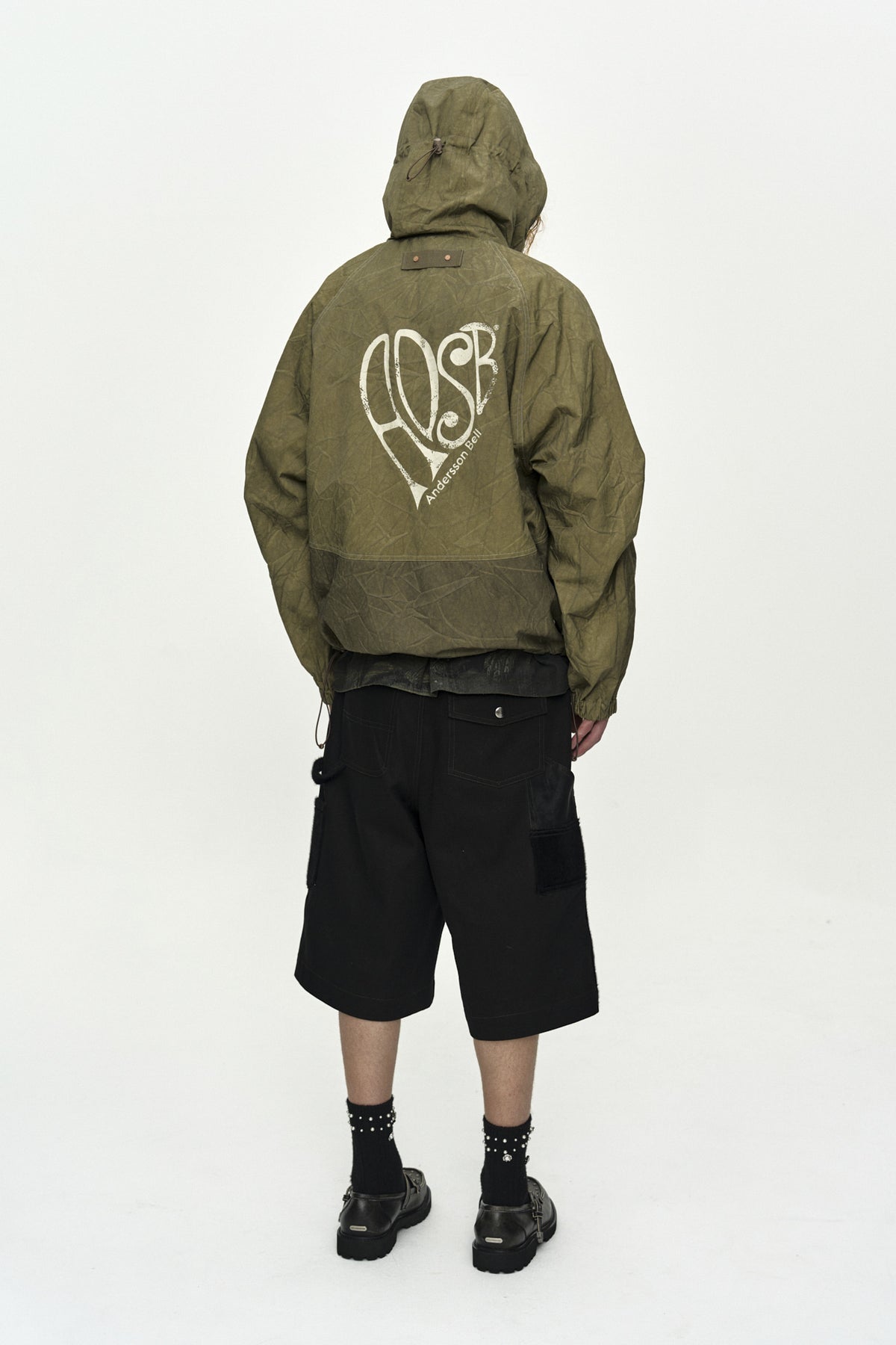 Andersson Bell - Unisex Tie-Dyed Beach Shell Jacket (Beige) product image 11 | TRAB K-Fashion Australia