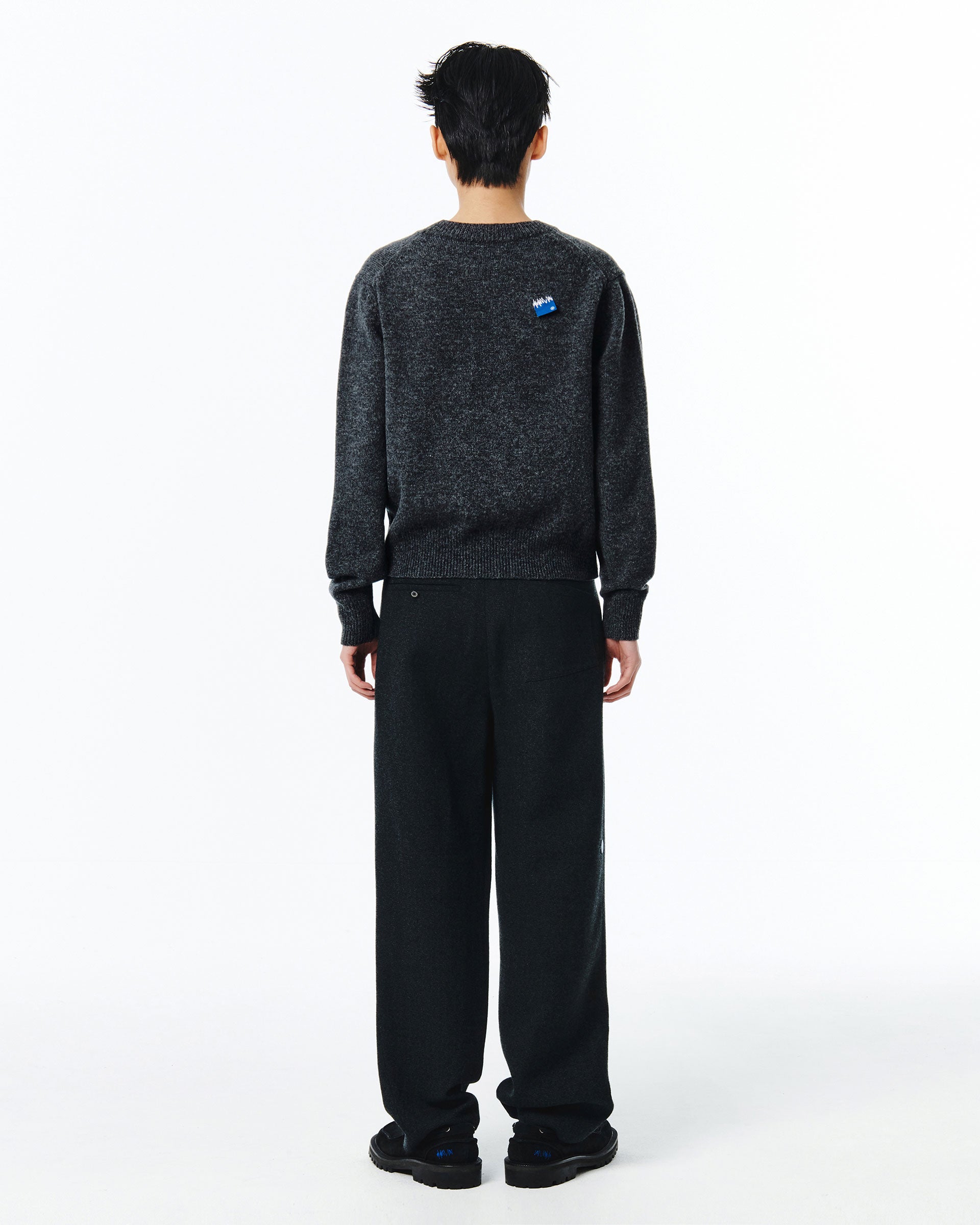 Ader Error - Sig; BL Tag knit 01 (Charcoal) product image 5 | TRAB K-Fashion Australia