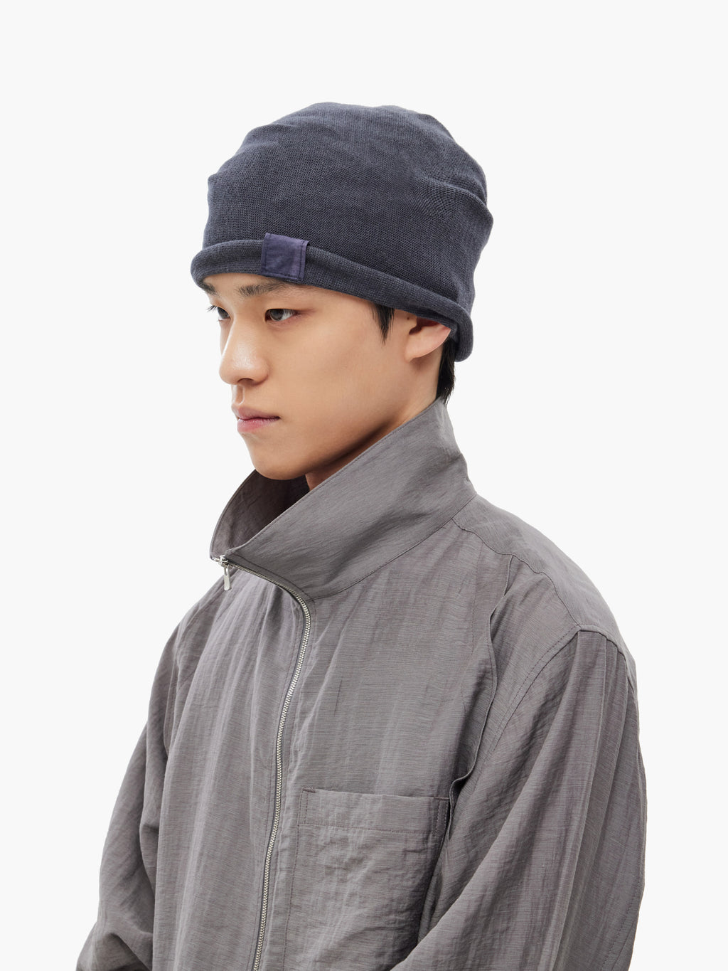 Jiyong Kim - Sun-Bleached Beanie (Grey) product image 2 | TRAB K-Fashion Australia