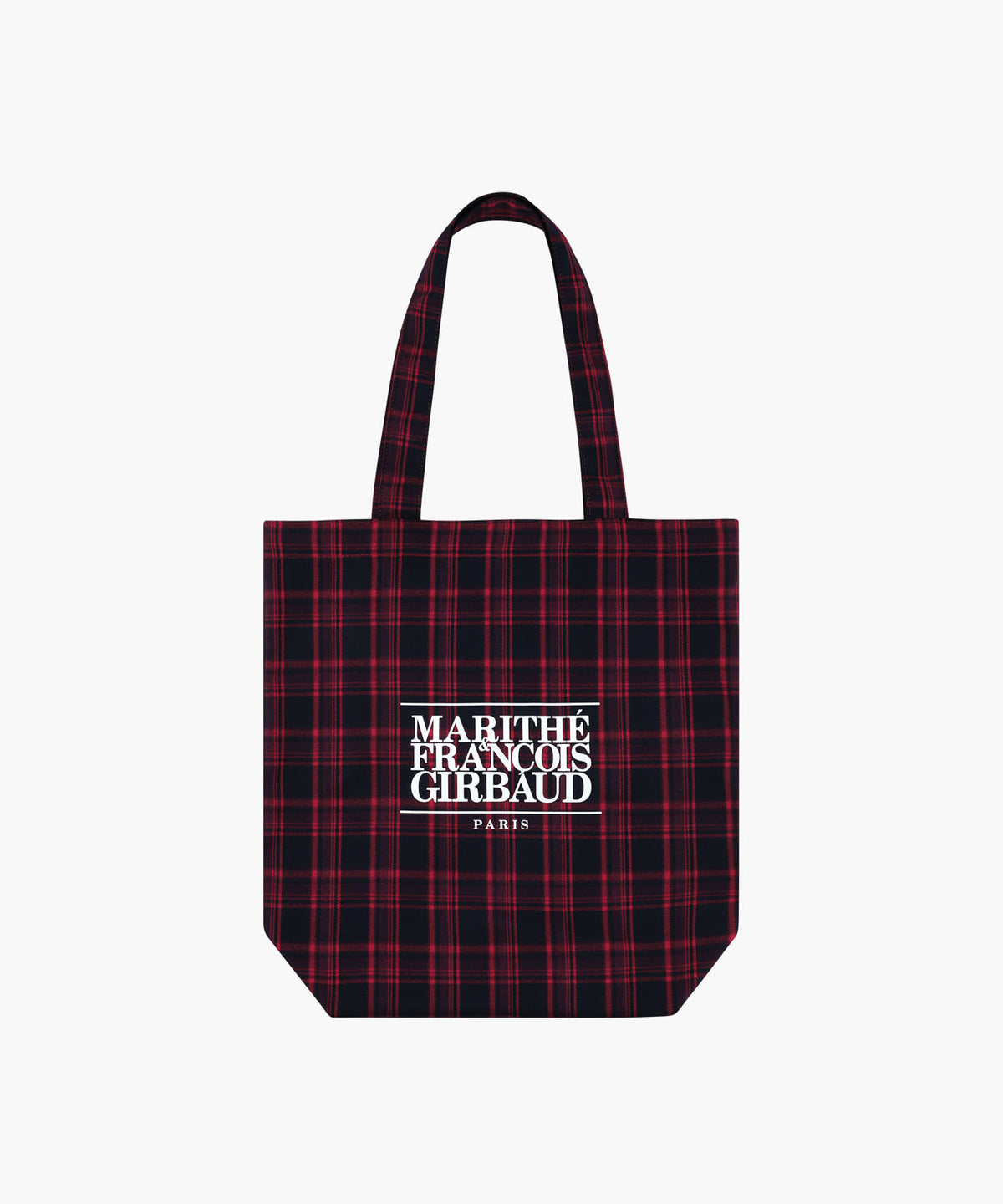 Marithe & Francois Girbaud - Classic Logo Check Eco Bag (Red) product image 1 | TRAB K-Fashion Australia