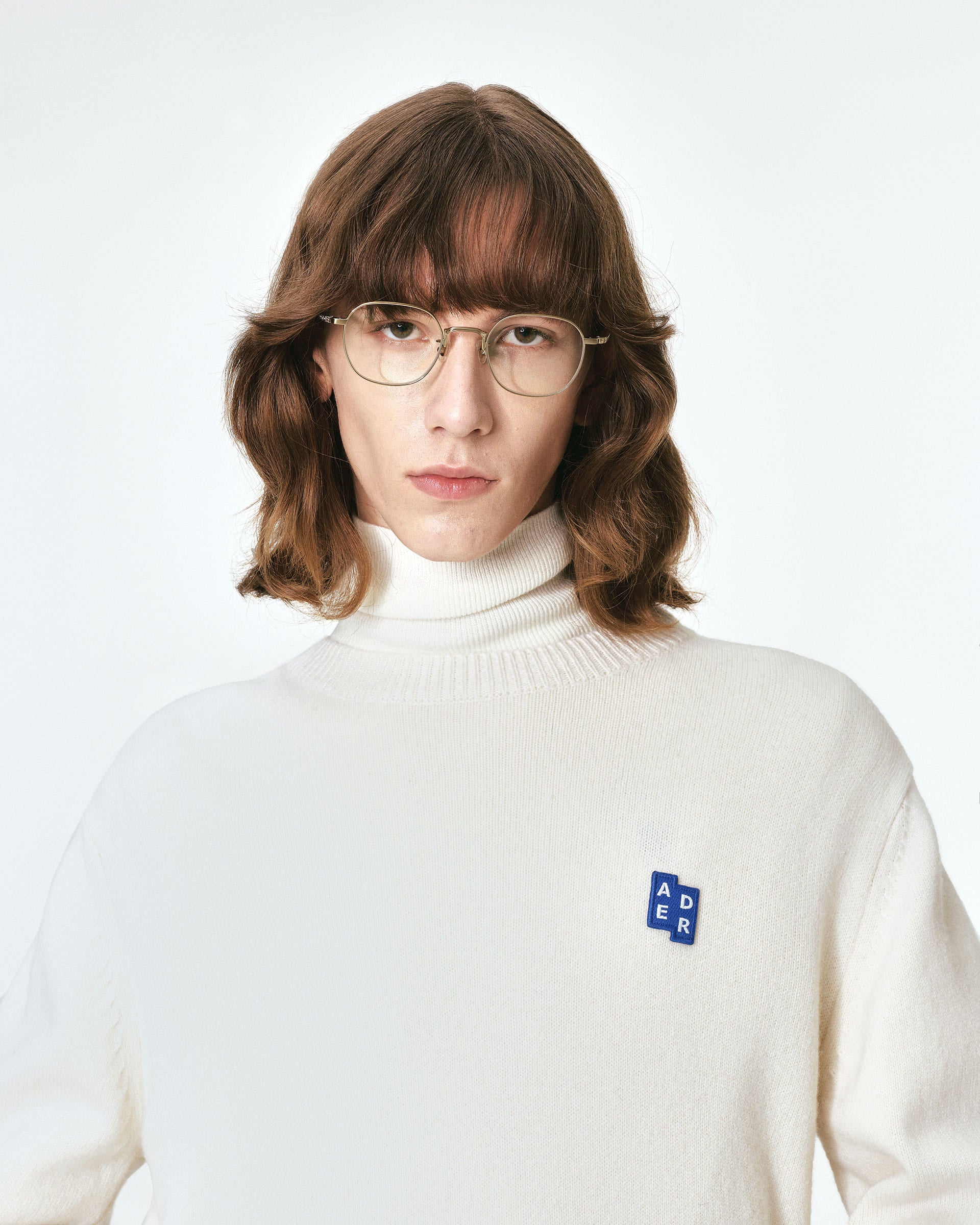 Ader Error - Sig; BL Tag knit 01 (Oatmeal) product image 2 | TRAB K-Fashion Australia