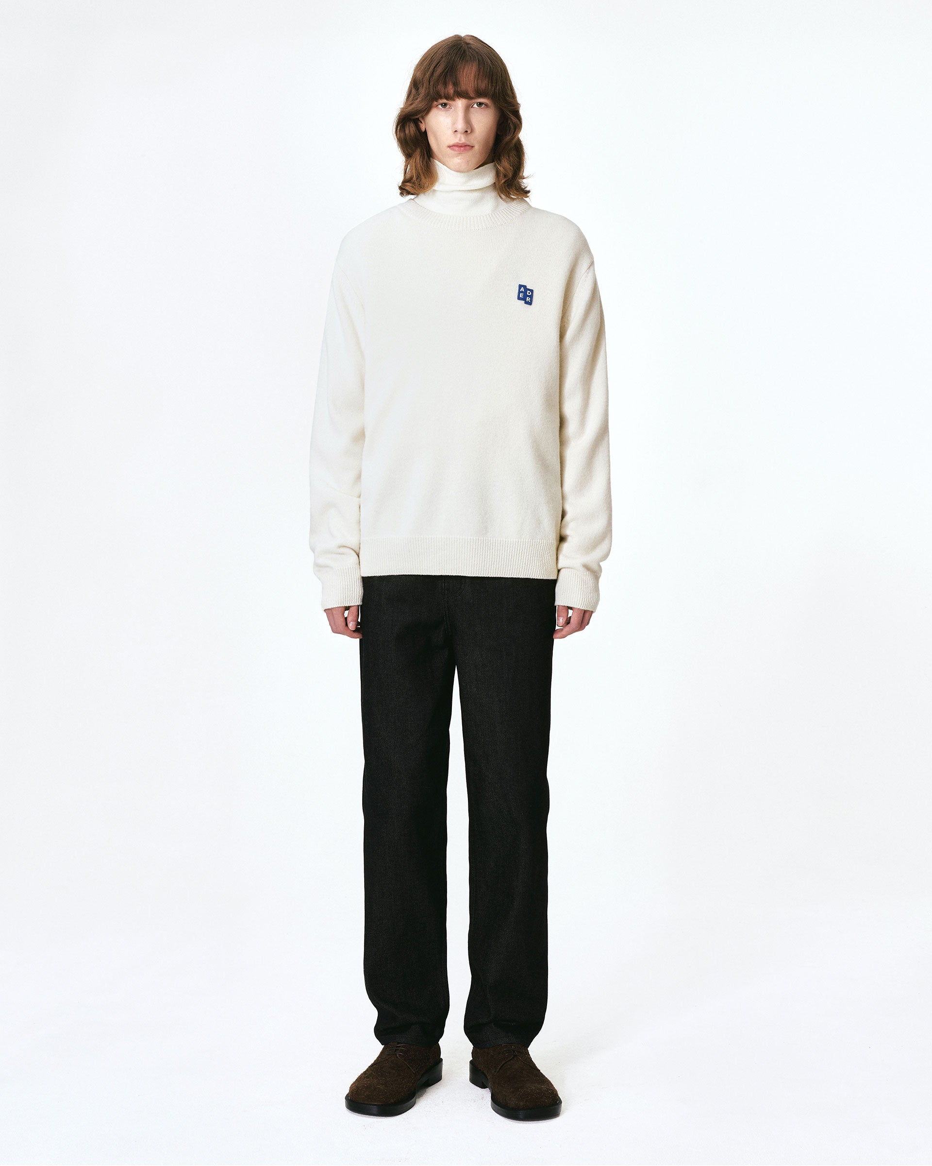 Ader Error - Sig; BL Tag knit 01 (Oatmeal) product image 3 | TRAB K-Fashion Australia