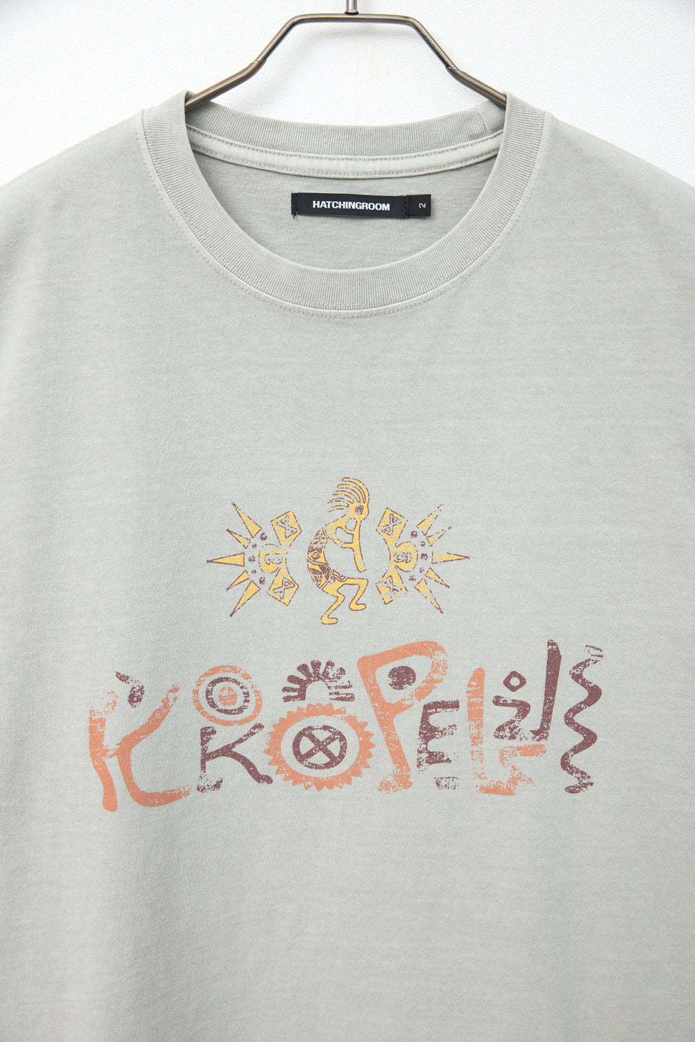 Hatchingroom - Kokopelli Tee (Grey) product image 3 | TRAB K-Fashion Australia