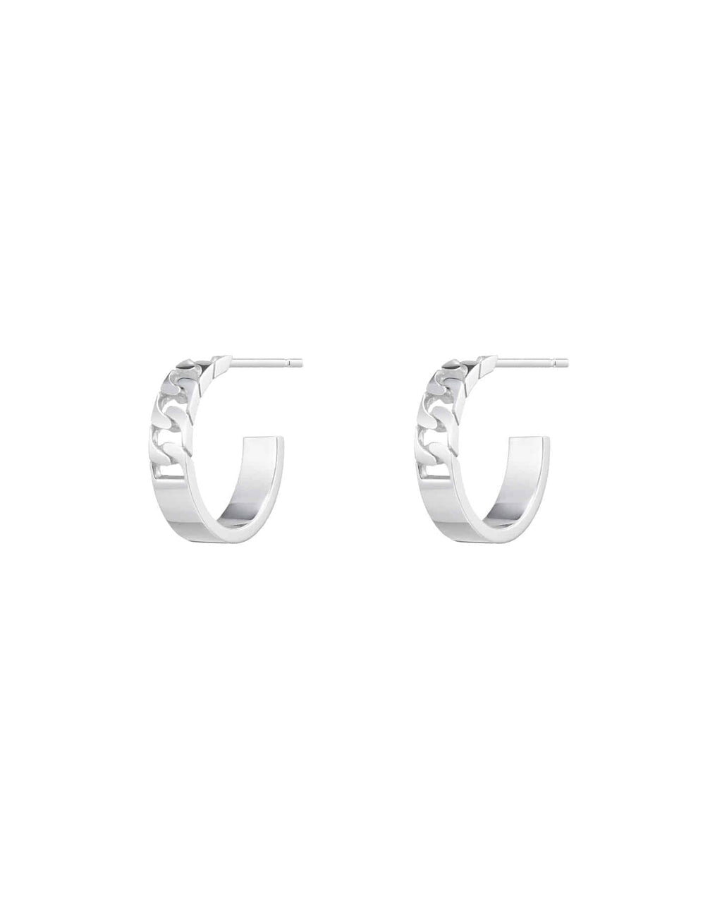Numbering - Half & Half Hoop Earrings #7305 product image 5 | TRAB K-Fashion Australia