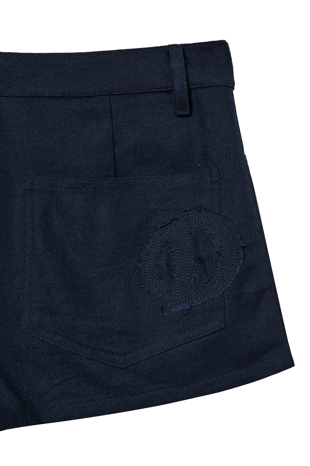 Deinet - Deinet D Logo Linen Shorts (Navy) product image 5 | TRAB K-Fashion Australia