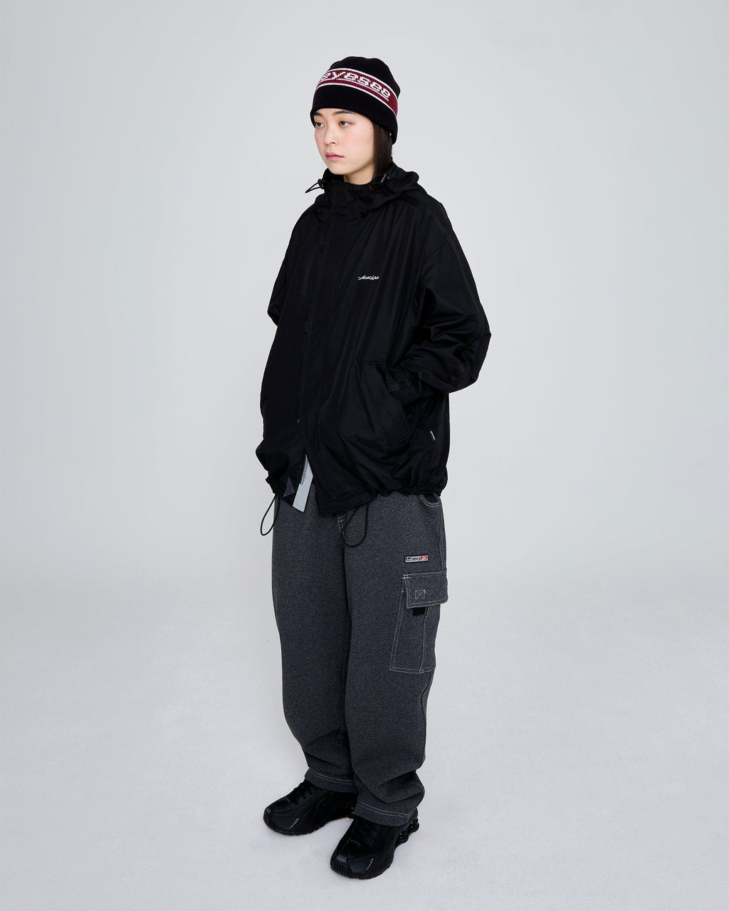 yeseyesee - Striking Windbreaker (Black) product image 11 | TRAB K-Fashion Australia