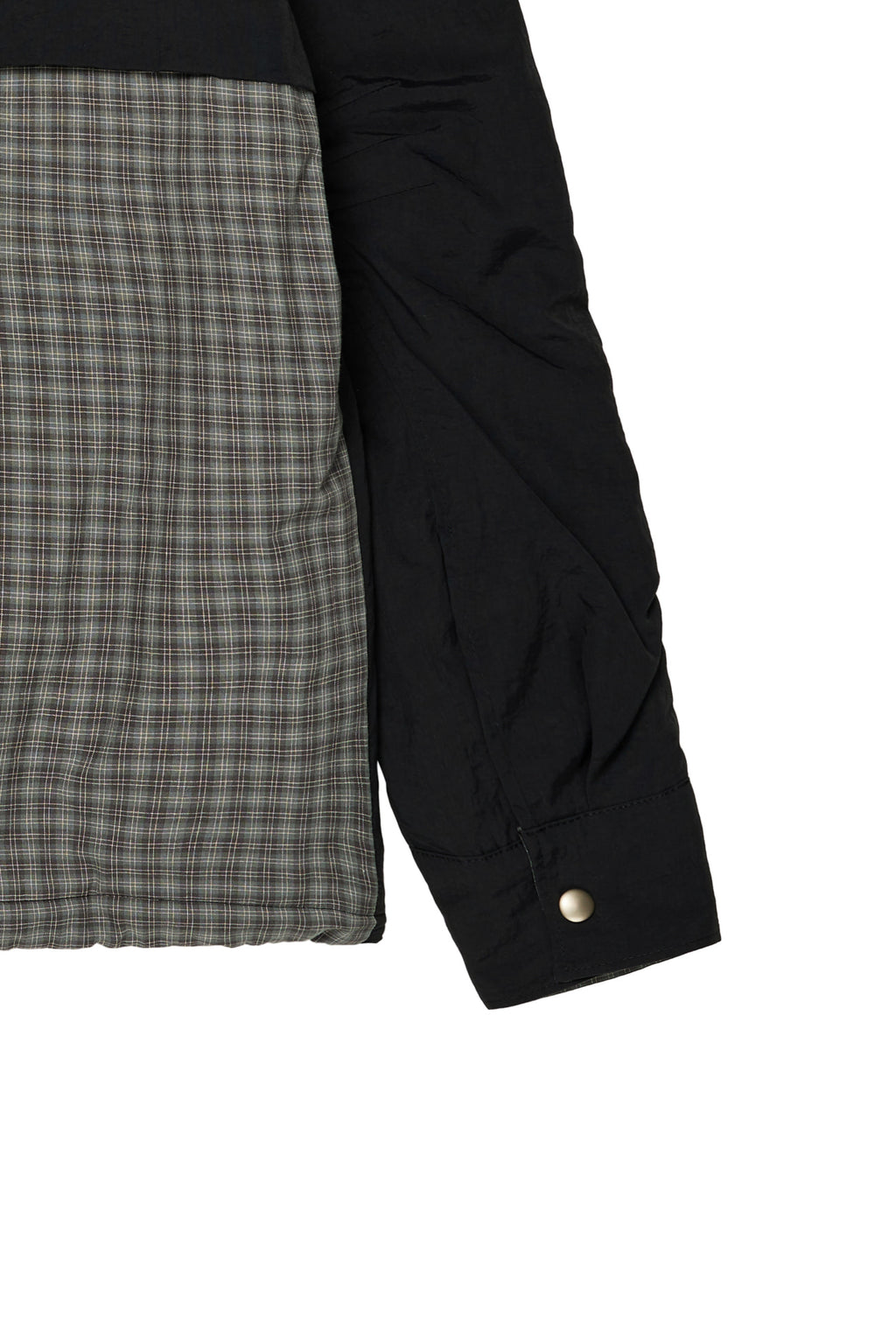 Deinet - Deinet Check Contrast Bomber Jacket (Black) product image 18 | TRAB K-Fashion Australia