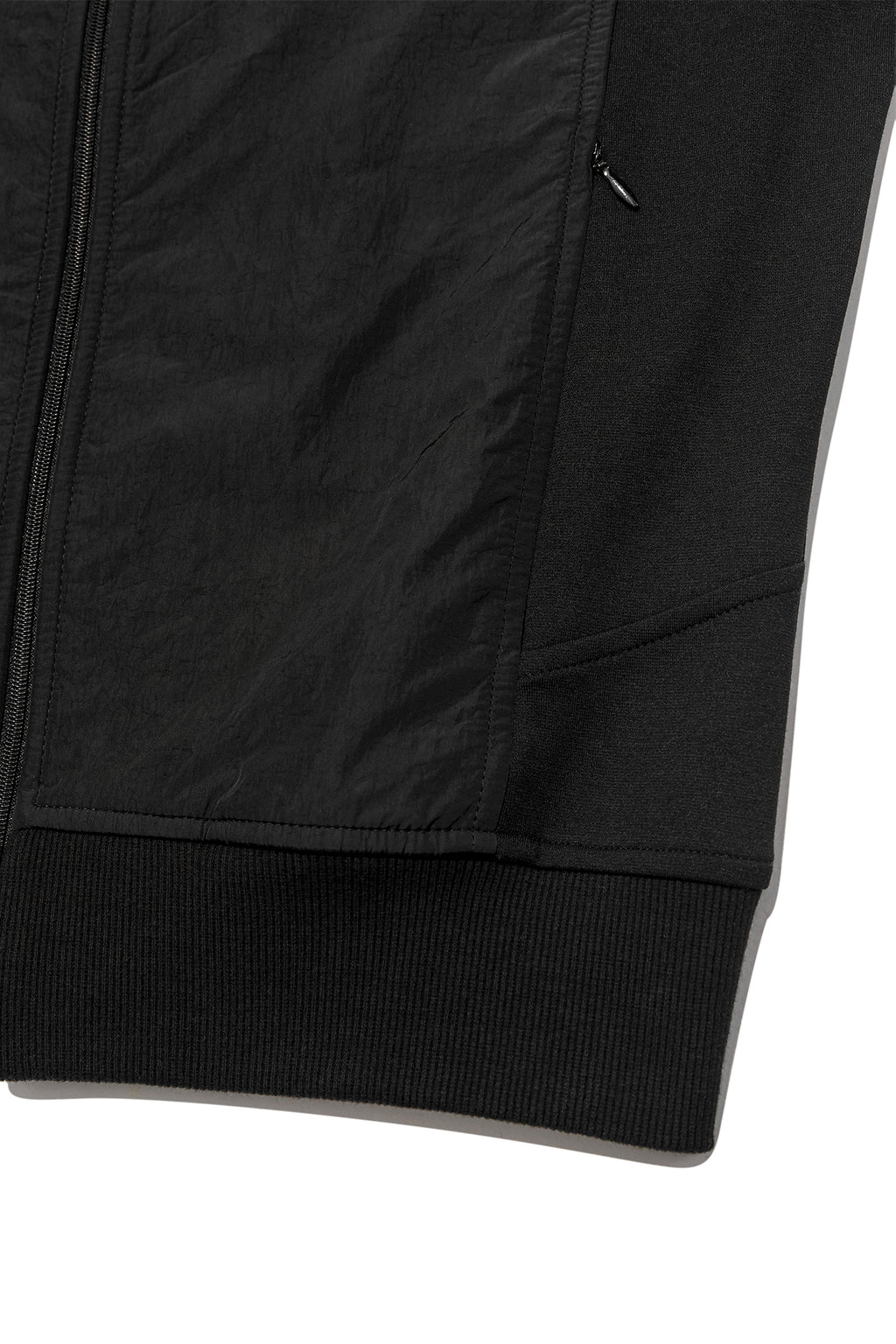 Matin Kim - High Neck Windbreaker Zip Up (Black) product image 4 | TRAB K-Fashion Australia