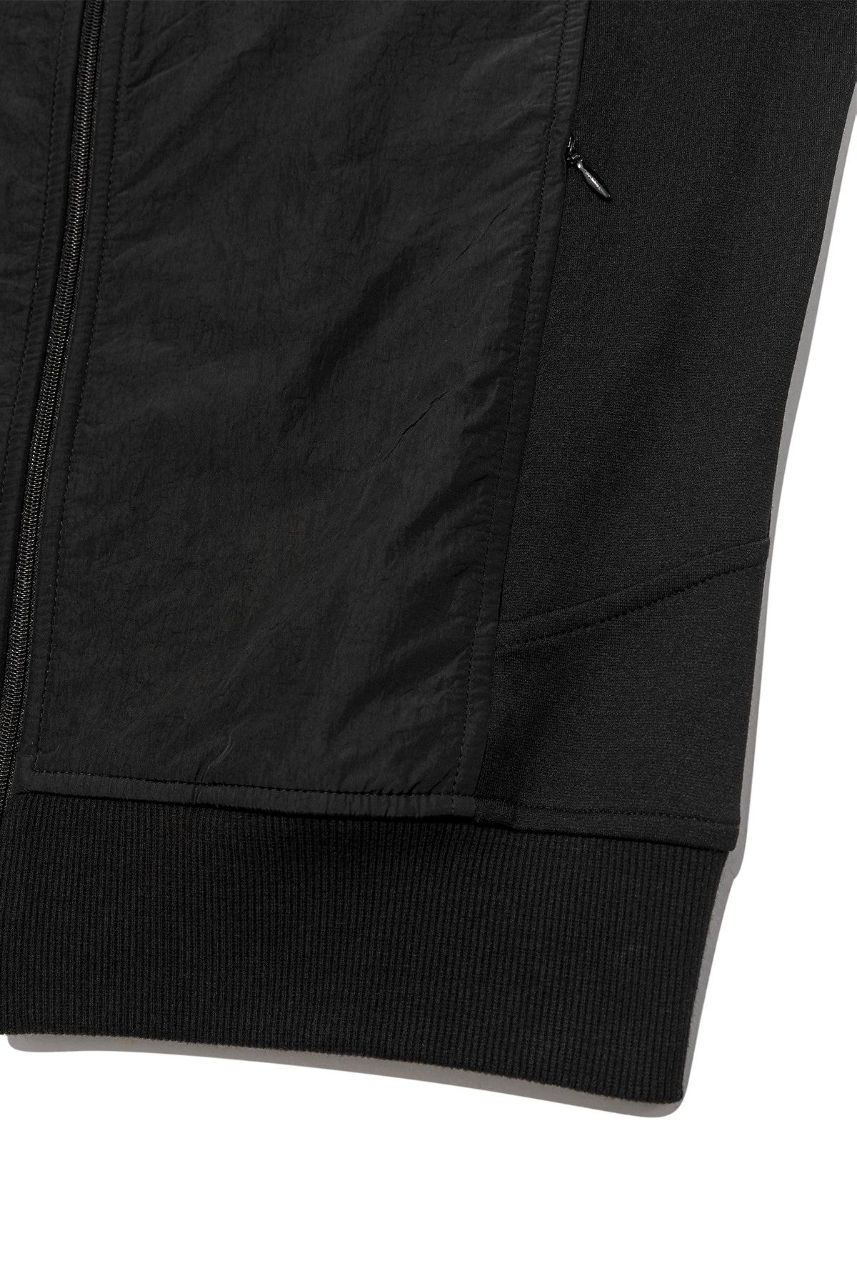 Matin Kim - High Neck Windbreaker Zip Up (Black) product image 4 | TRAB K-Fashion Australia