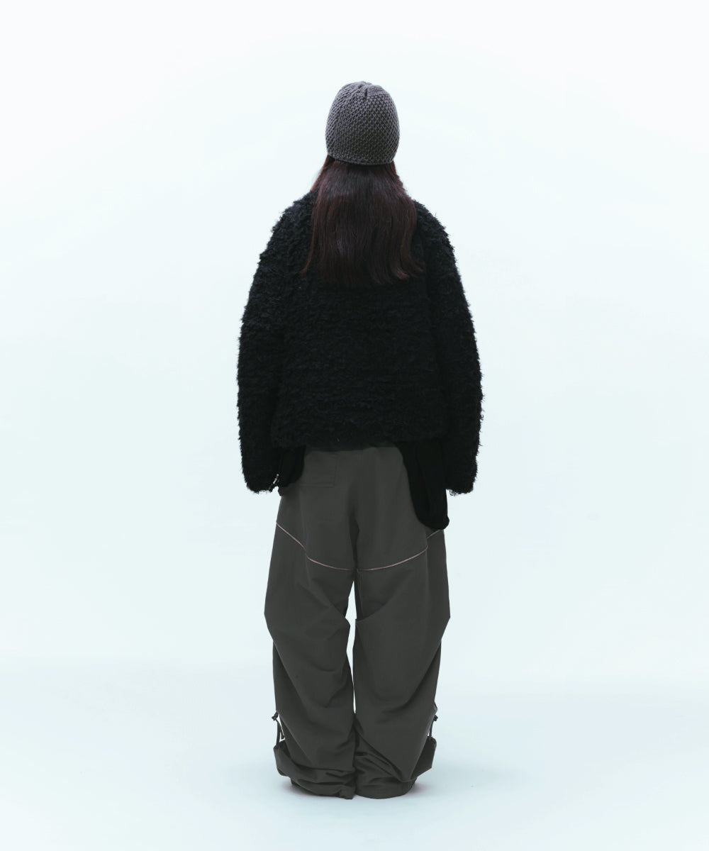 Coyseio - Hairy Fur Jacket (Black) product image 5 | TRAB K-Fashion Australia