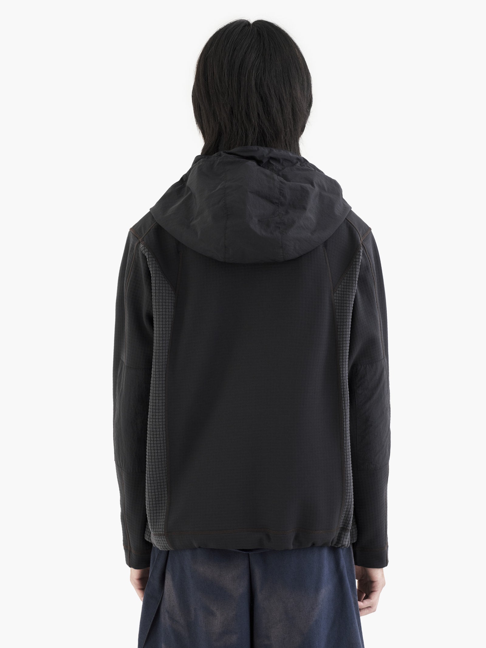 Jiyong Kim - Hooded Half Zip-Up (Black) product image 11 | TRAB K-Fashion Australia