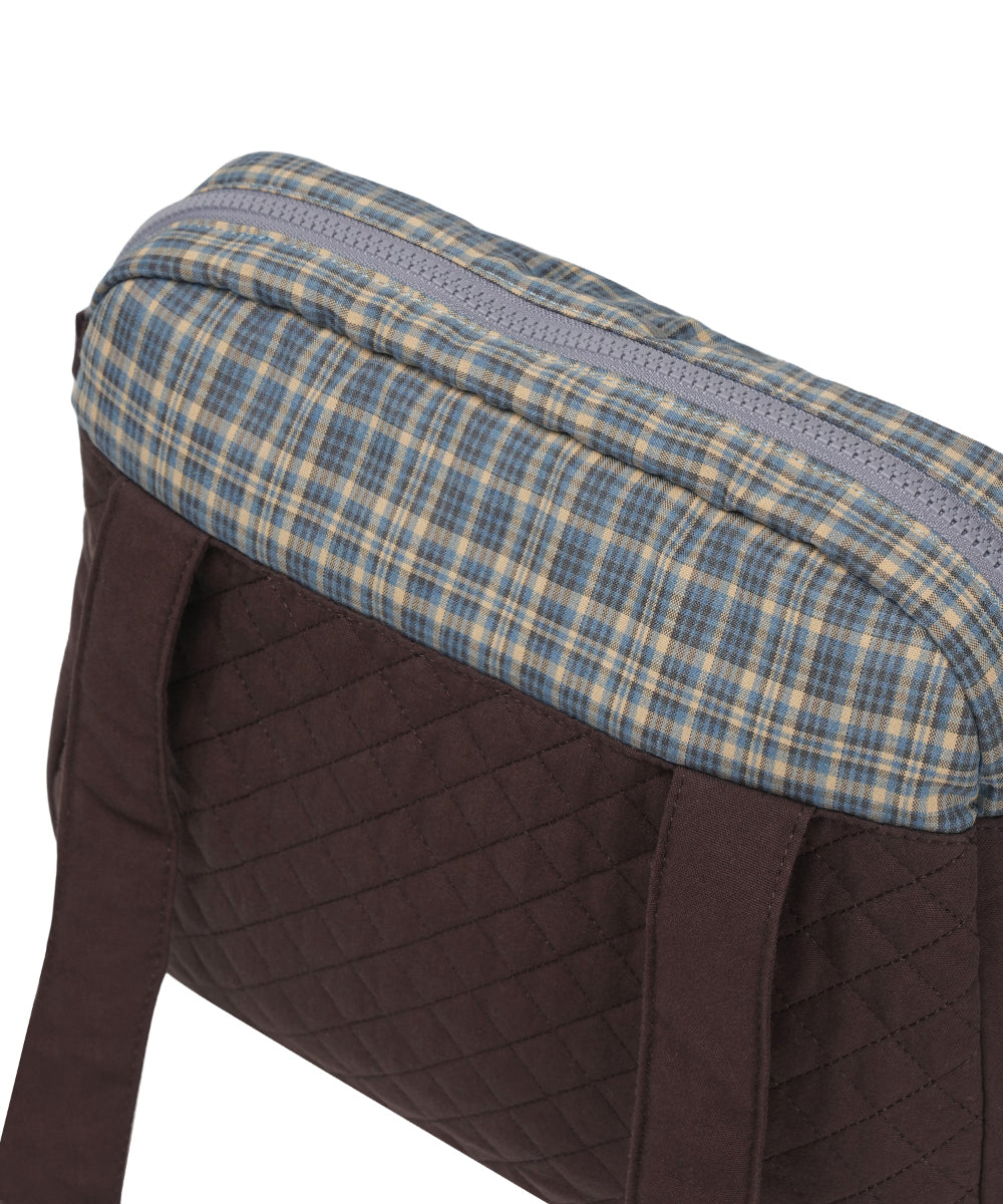Coyseio - Check Quilted Tote Bag (Brown) product image 13 | TRAB K-Fashion Australia