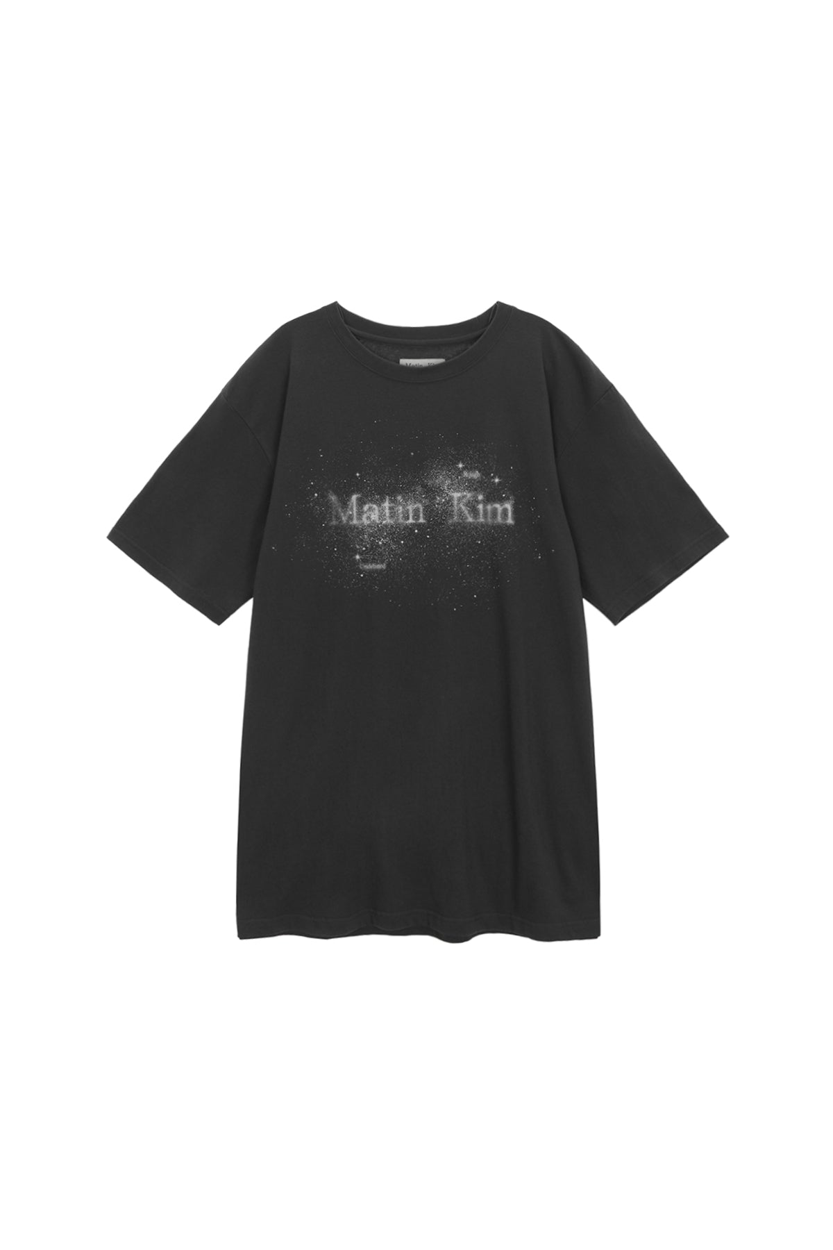 Matin Kim - Twinkle Graphic Logo Top (Charcoal) product image 1 | TRAB K-Fashion Australia