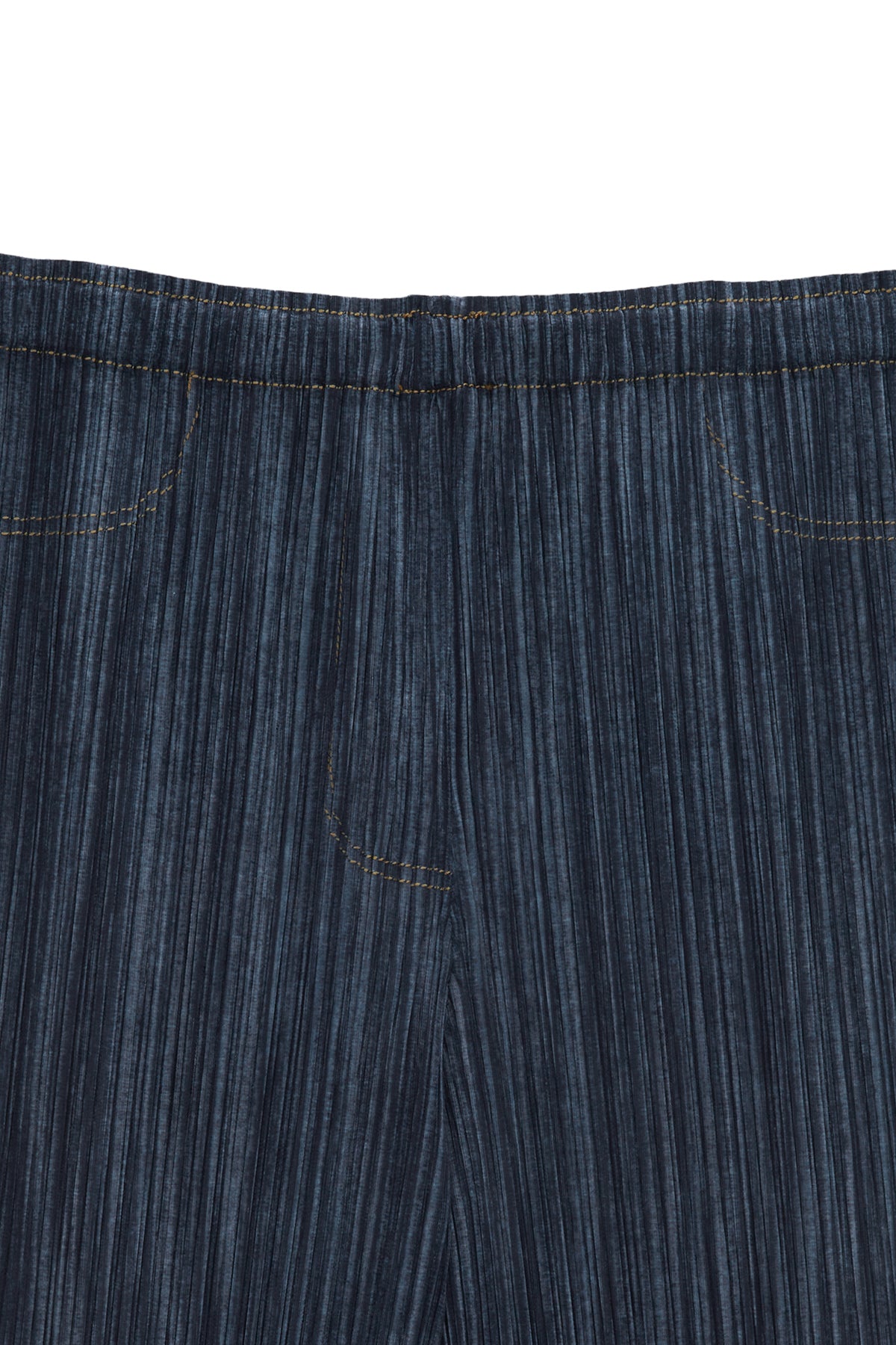 Matin Kim - Pleats Stitch Layered Pants (Navy) product image 3 | TRAB K-Fashion Australia