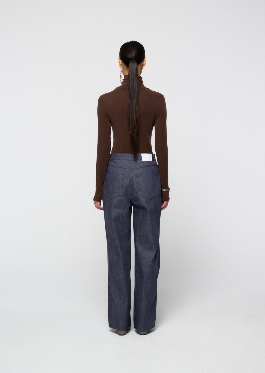 Amomento - Colored straight fit denim (Blue) product image 4 | TRAB K-Fashion Australia