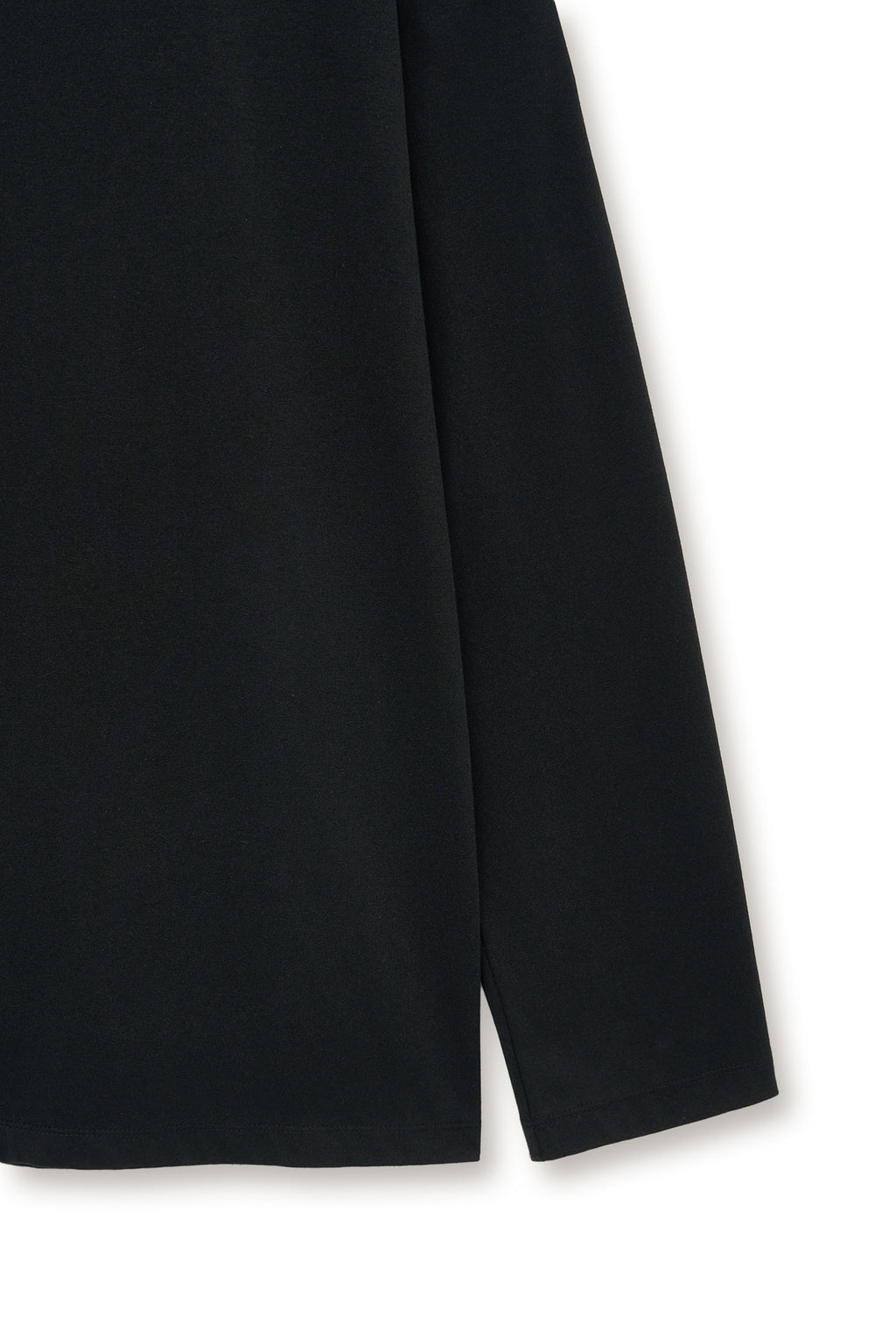 Matin Kim - Tuck Point Long Sleeve Top (Black) product image 4 | TRAB K-Fashion Australia