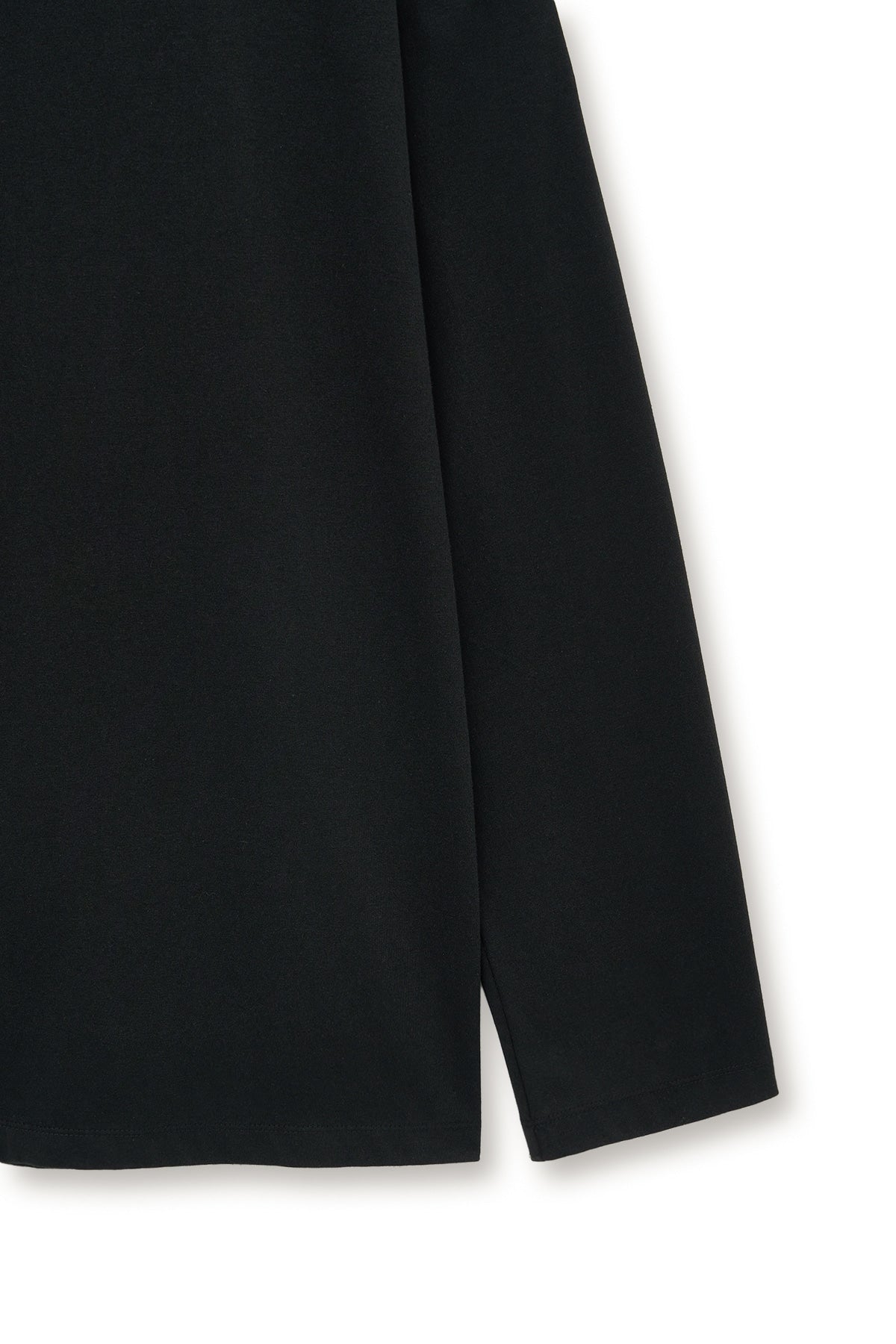 Matin Kim - Tuck Point Long Sleeve Top (Black) product image 4 | TRAB K-Fashion Australia