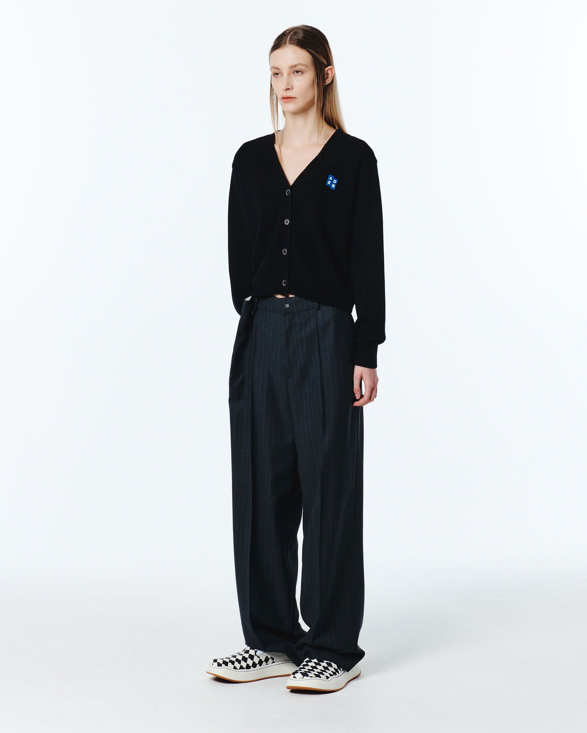 Ader Error - Sig; BL Tag cardigan 01 (Noir) product image 4 | TRAB K-Fashion Australia