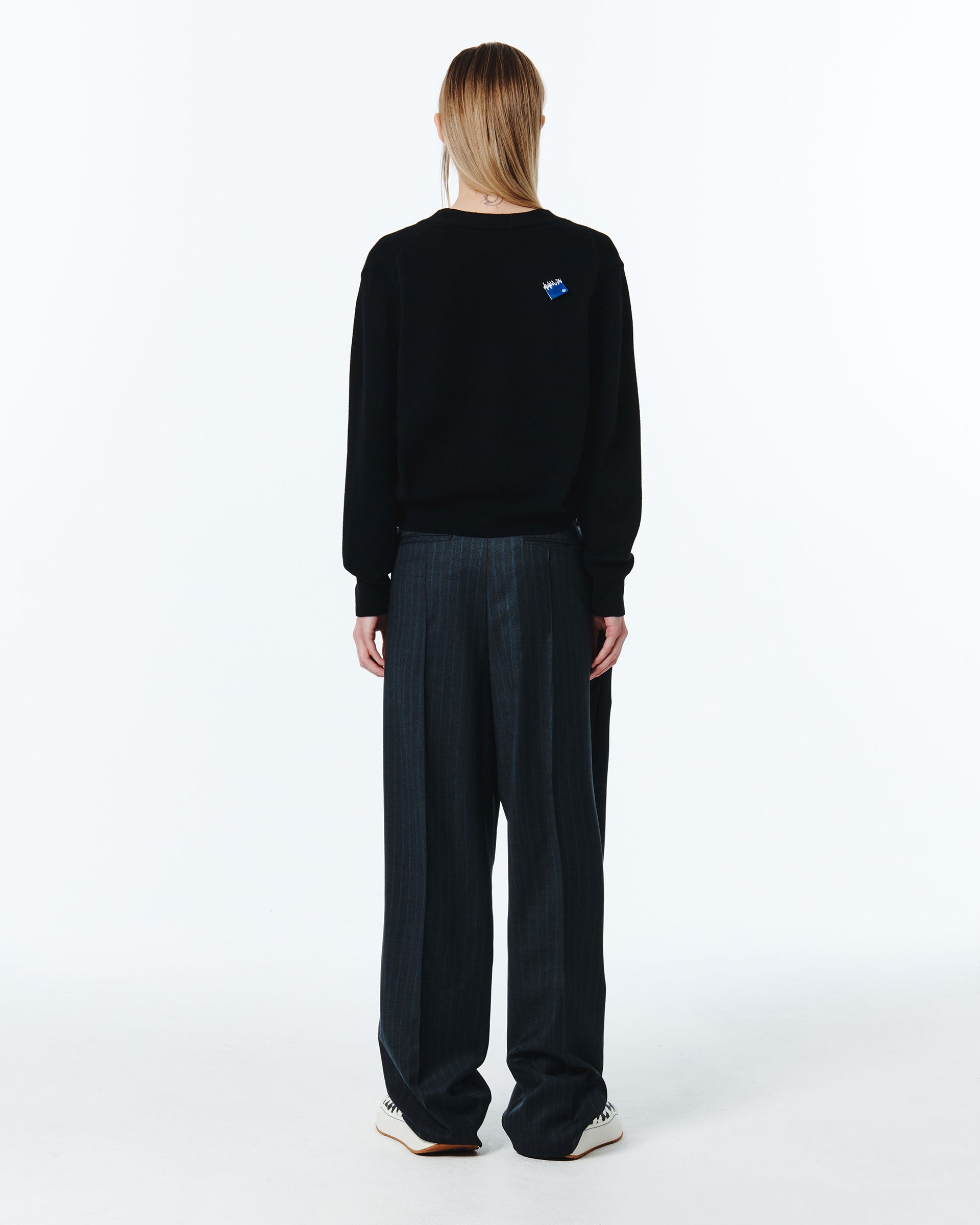 Ader Error - Sig; BL Tag cardigan 01 (Noir) product image 3 | TRAB K-Fashion Australia