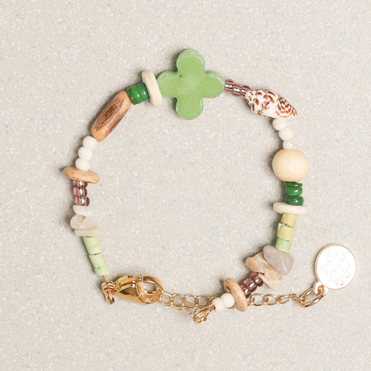 Towtow Archive - Full Clover Bracelet (White) product image 6 | TRAB K-Fashion Australia
