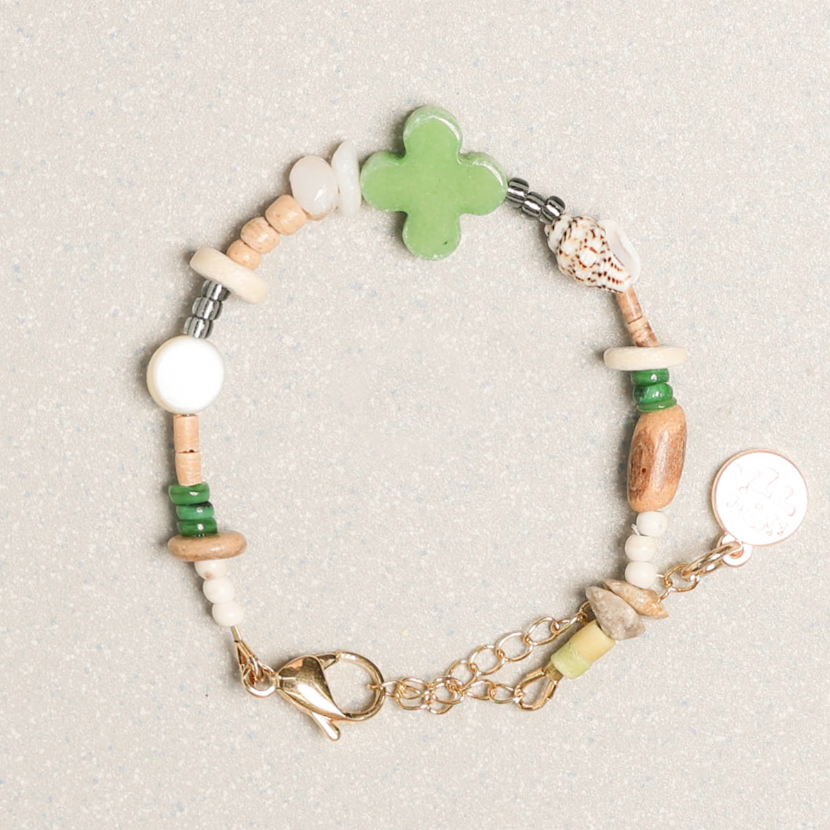 Towtow Archive - Full Clover Bracelet (Grass) product image 5 | TRAB K-Fashion Australia