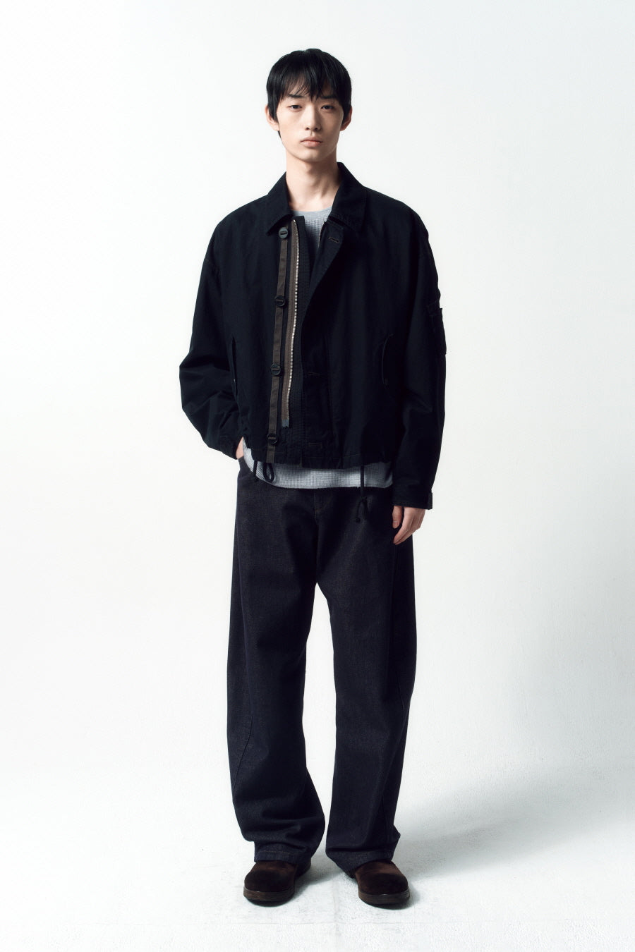 Insilence - Brushed Cotton MK3 Jumper (Washed Black) product image 1 | TRAB K-Fashion Australia