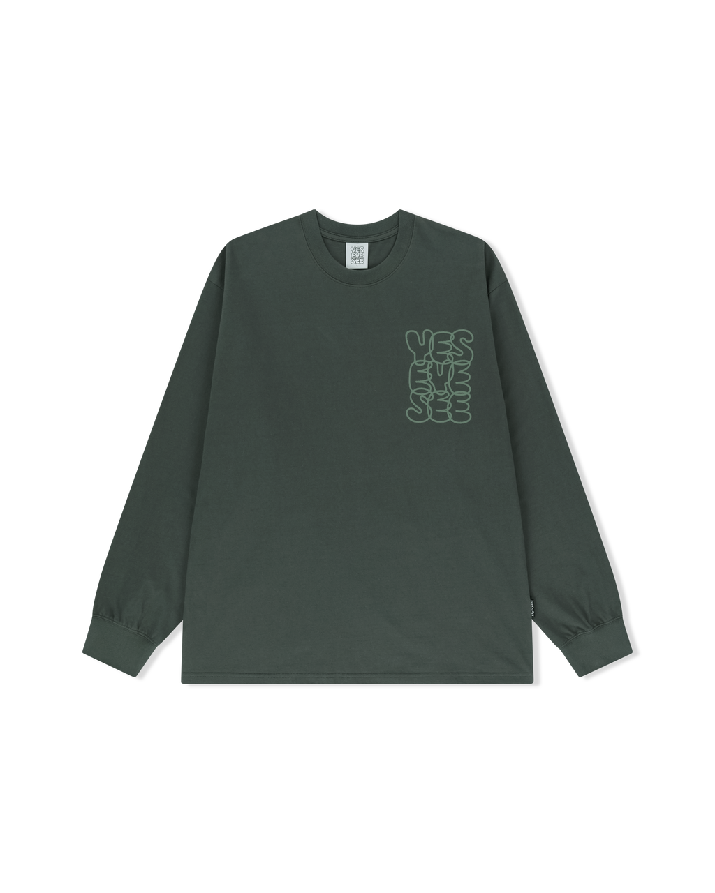 yeseyesee - C-Logo L/S (Khaki) product image 1 | TRAB K-Fashion Australia