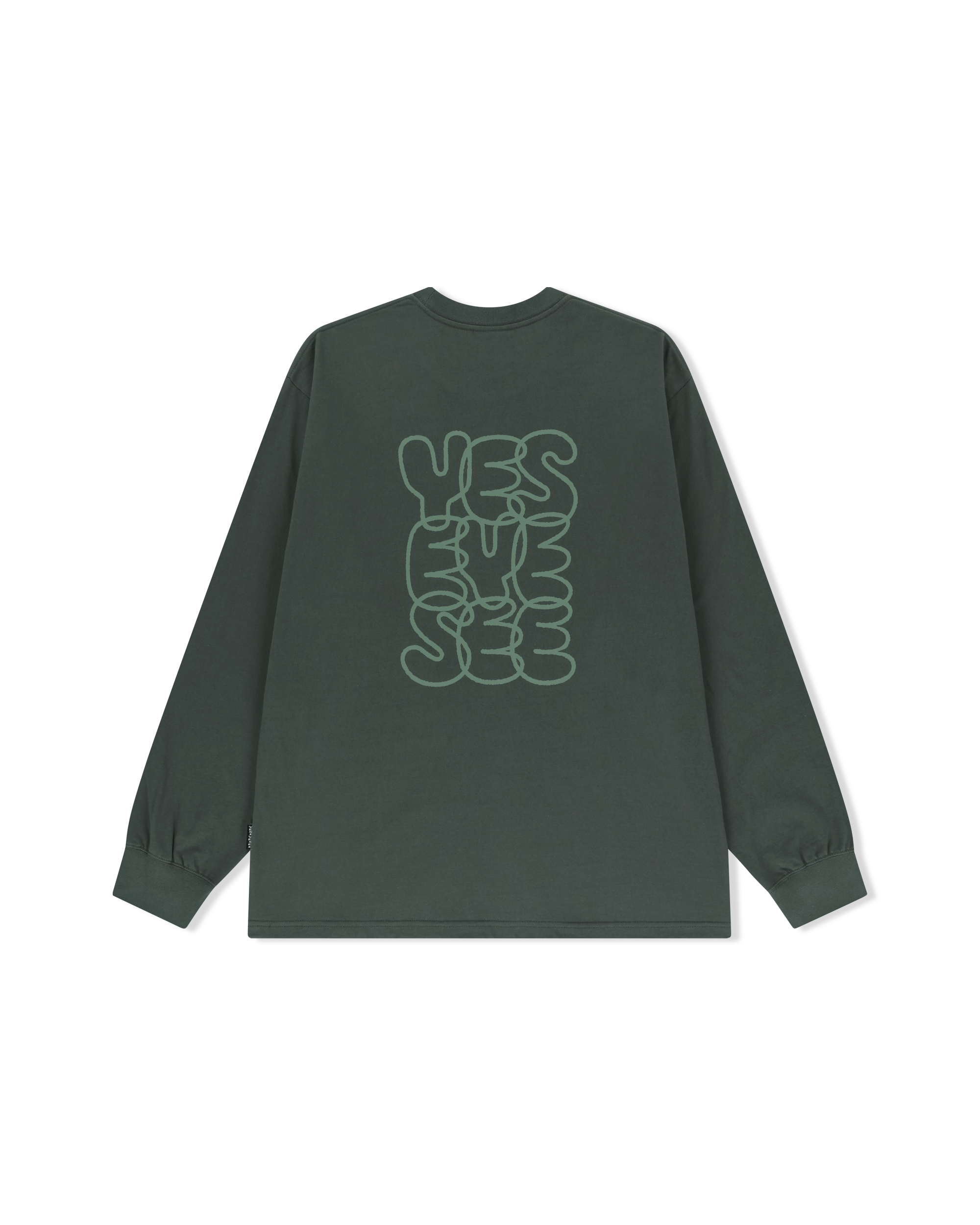 yeseyesee - C-Logo L/S (Khaki) product image 2 | TRAB K-Fashion Australia