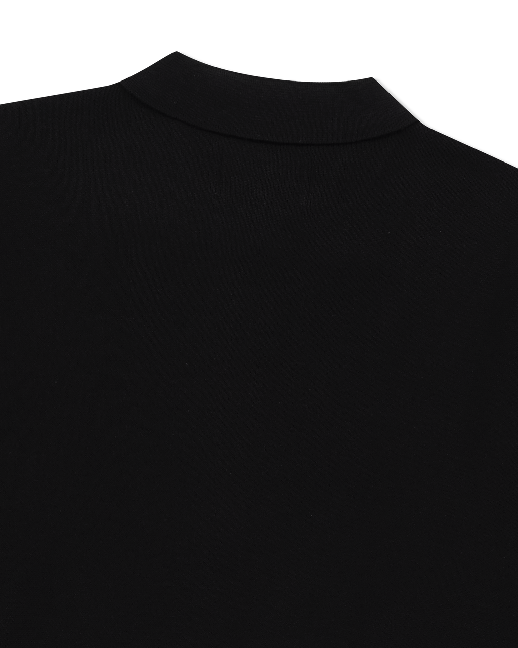 yeseyesee - Knit Zip Up Polo Cardigan (Black) product image 6 | TRAB K-Fashion Australia