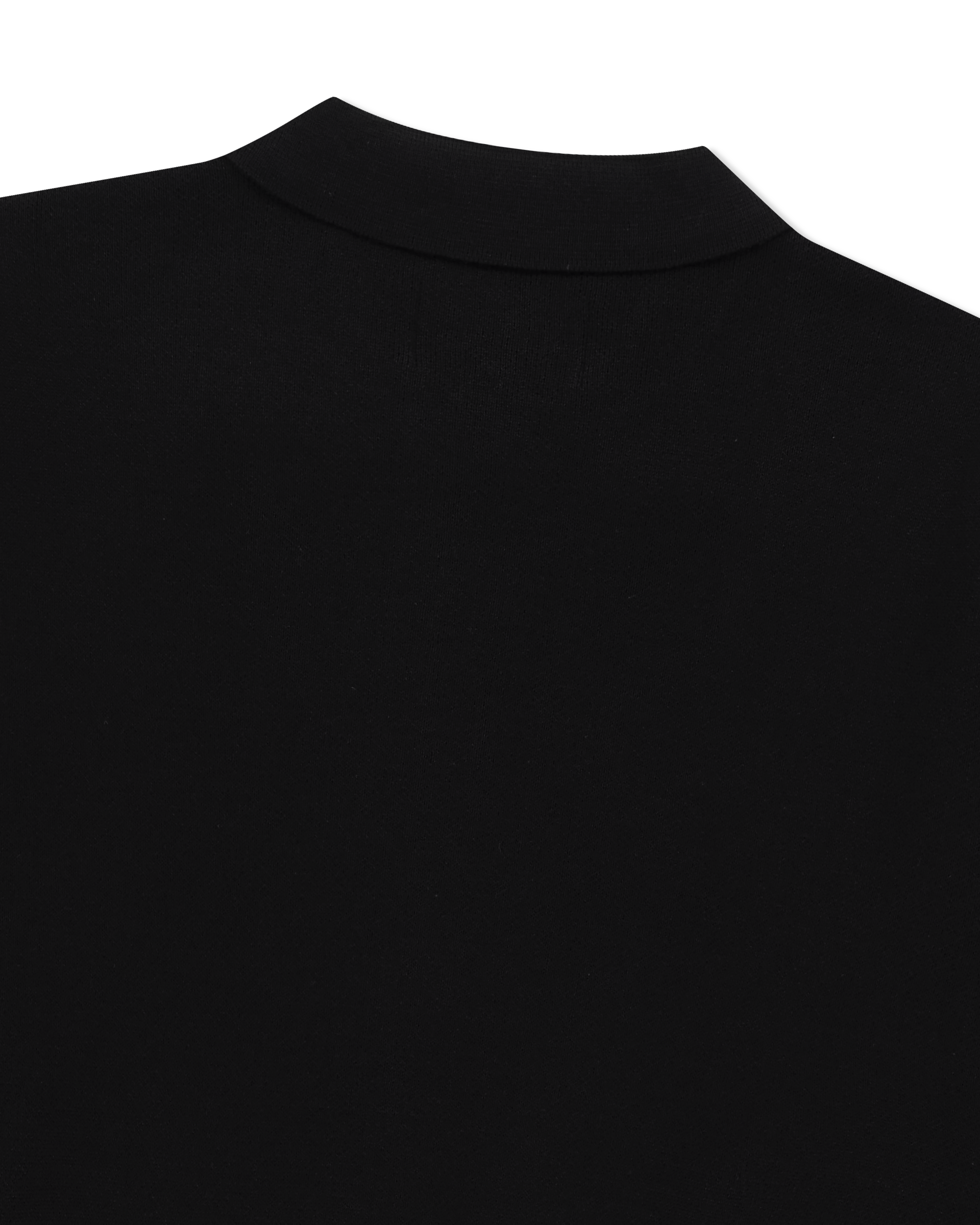yeseyesee - Knit Zip Up Polo Cardigan (Black) product image 6 | TRAB K-Fashion Australia