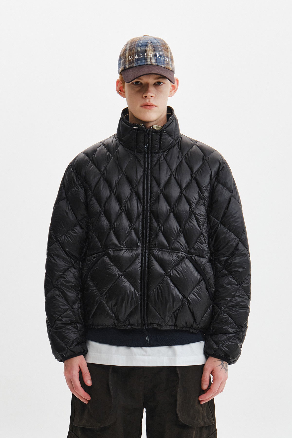 Matin Kim - Mix Quilted Light Down Jumper (Black) product image 6 | TRAB K-Fashion Australia