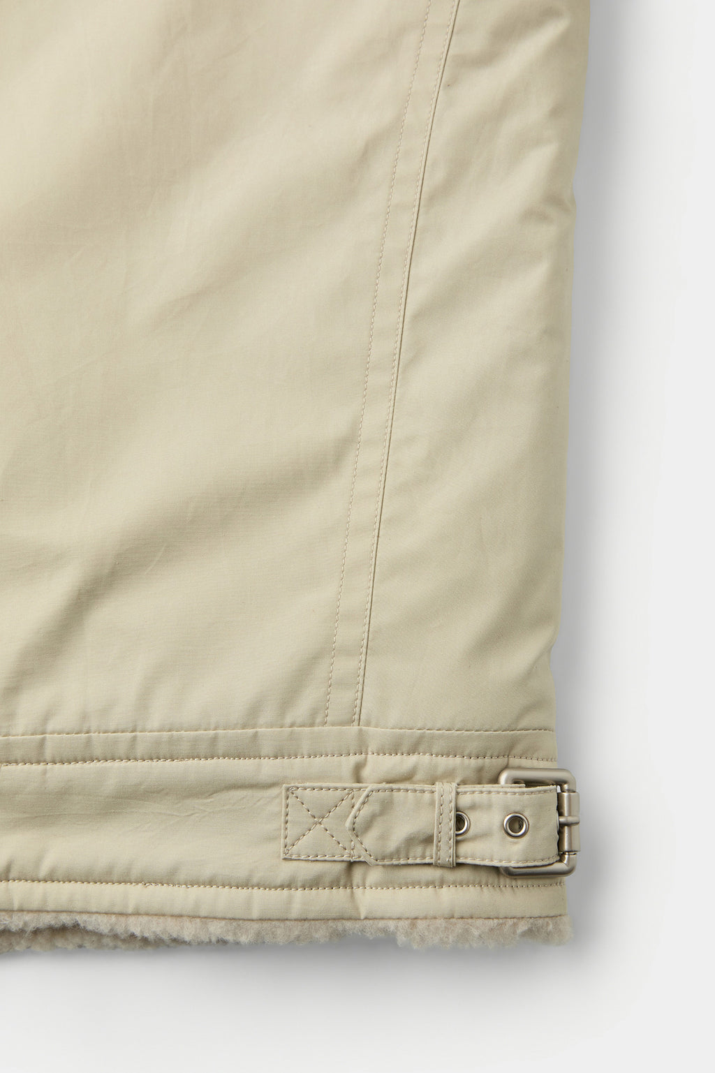 Coor - Fur Lined Cotton B-3 Jacket (Natural) product image 8 | TRAB K-Fashion Australia