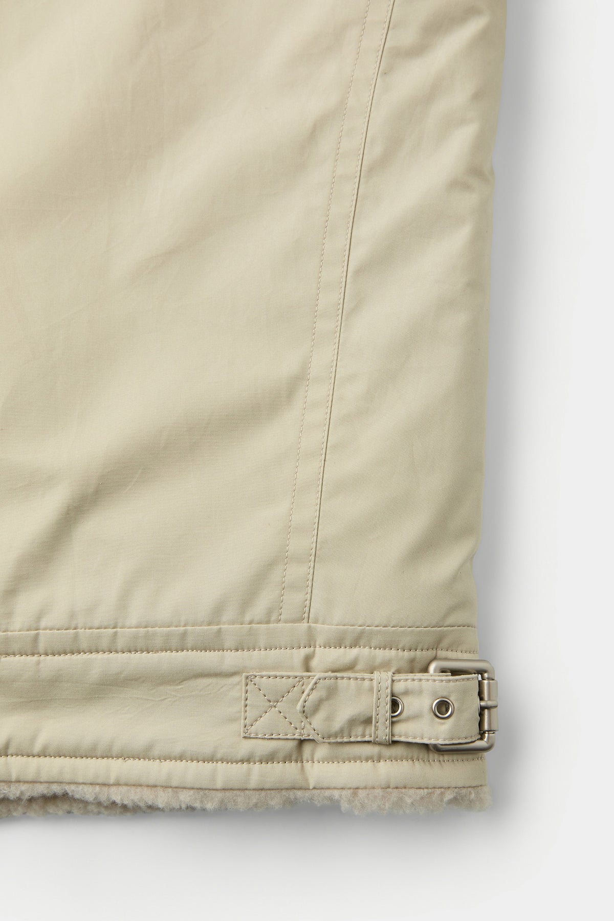 Coor - Fur Lined Cotton B-3 Jacket (Natural) product image 8 | TRAB K-Fashion Australia
