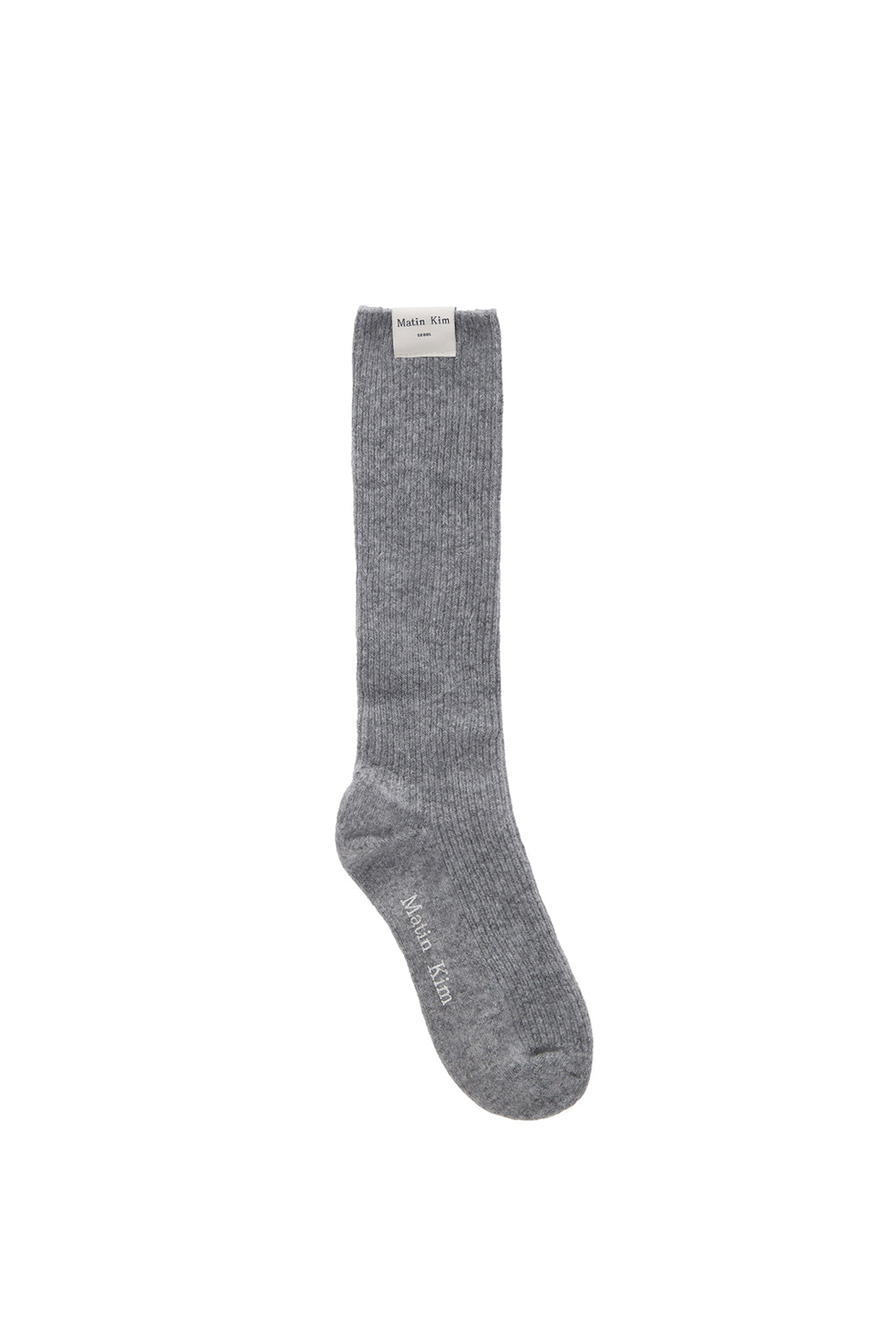 Matin Kim - Wool Blended Half Socks (Grey) product image 1 | TRAB K-Fashion Australia