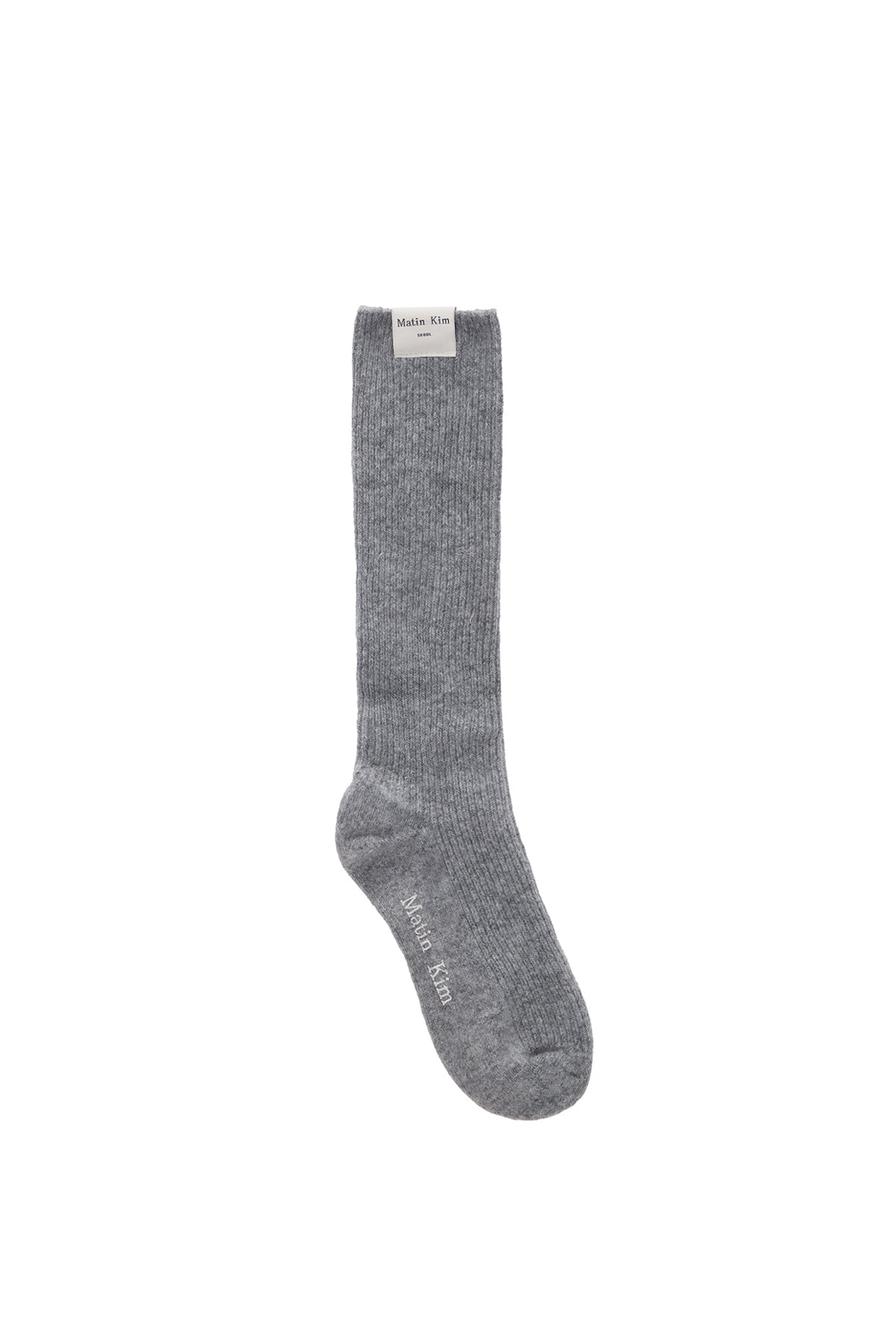 Matin Kim - Wool Blended Half Socks (Grey) product image 1 | TRAB K-Fashion Australia