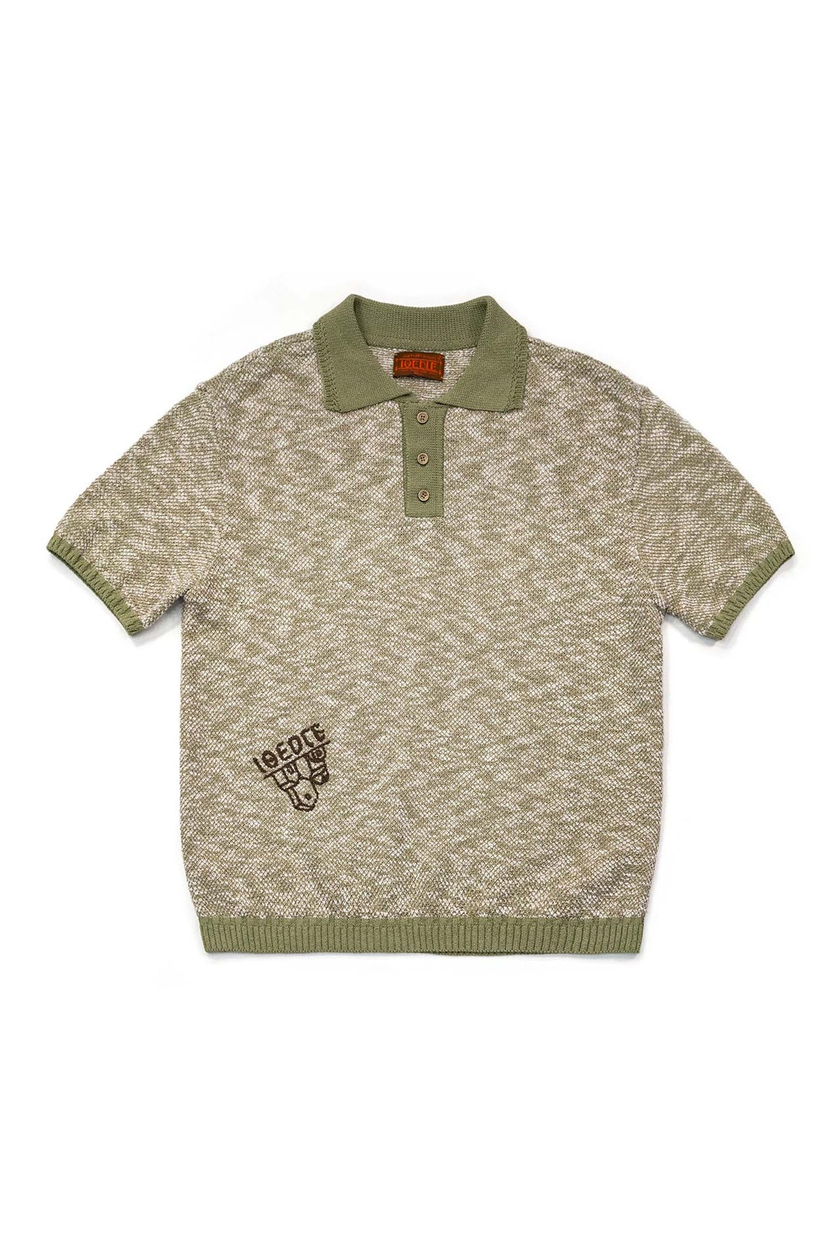 Ioedle - Lake Reflection Collared Short Sleeve Knit (Green) product image 2 | TRAB K-Fashion Australia