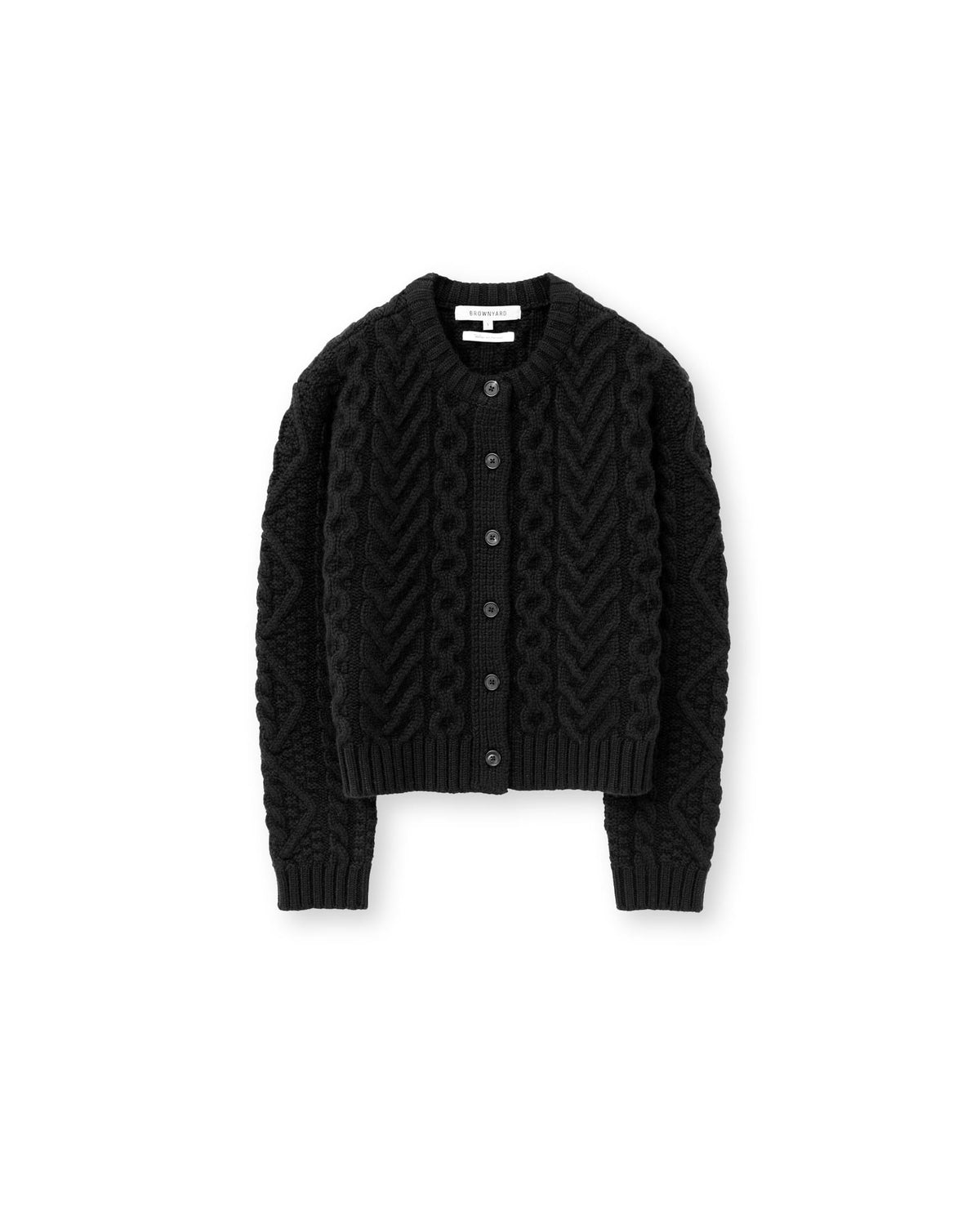 Brownyard - Fisherman Cardigan (Black) product image 3 | TRAB K-Fashion Australia