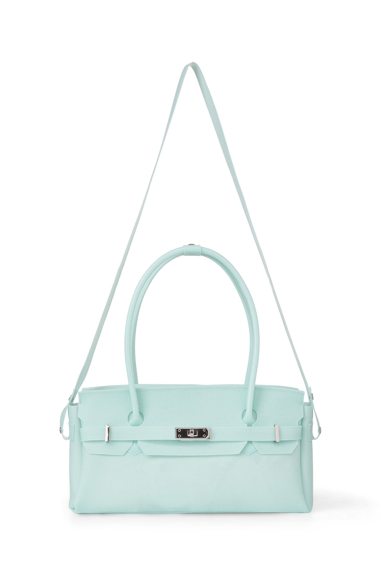 Deinet - [free Card Wallet] Jelly Two-Way Bag (Ice Blue) product image 4 | TRAB K-Fashion Australia