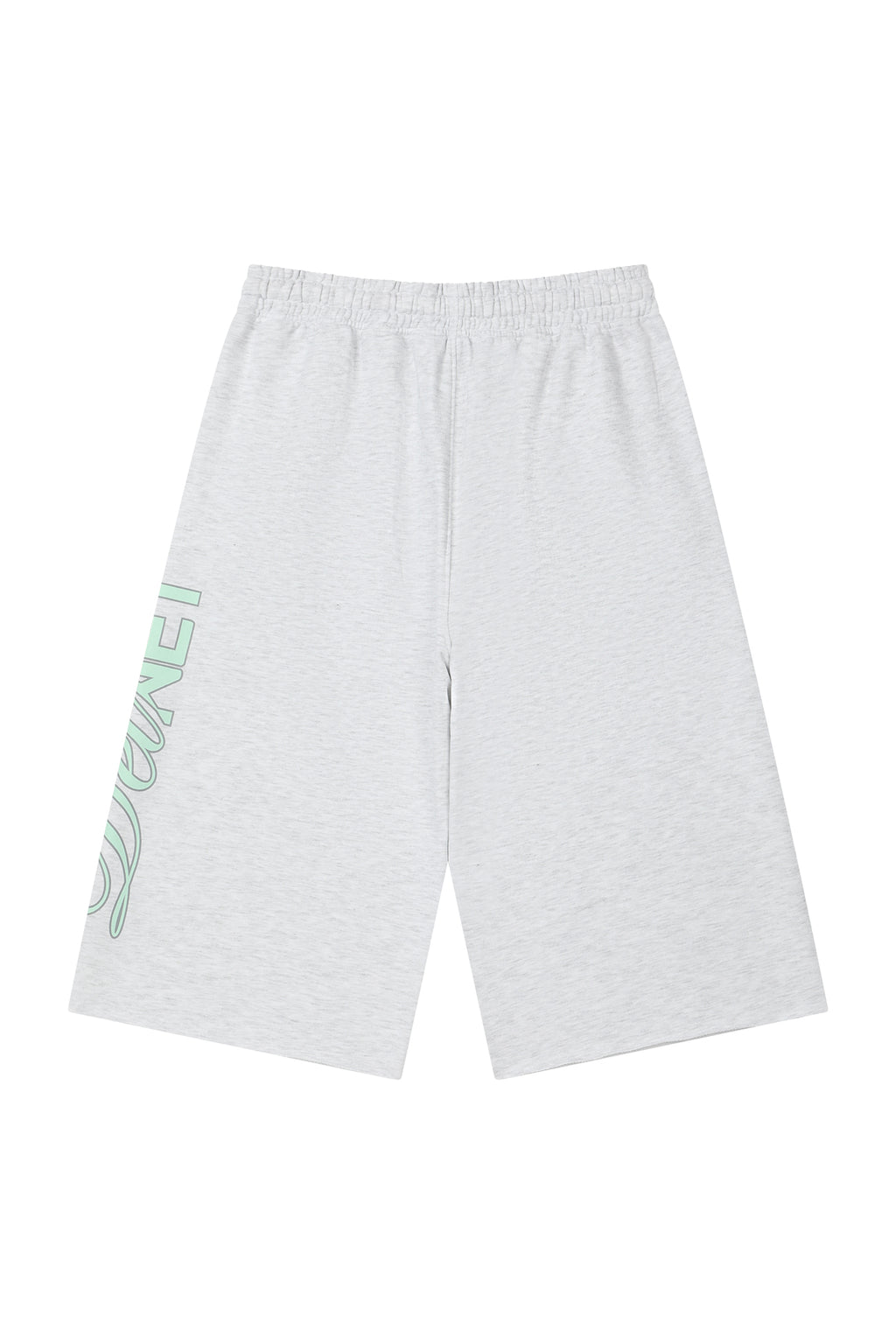 Deinet - Dn Script Sweat Bermuda Pants (Light Grey) product image 10 | TRAB K-Fashion Australia