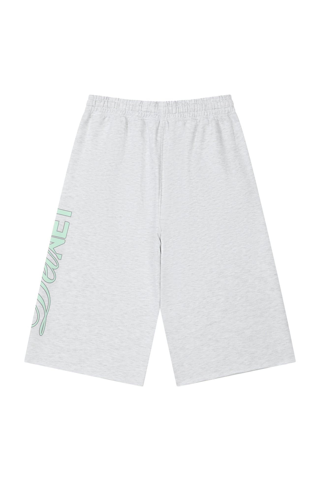 Deinet - Dn Script Sweat Bermuda Pants (Light Grey) product image 10 | TRAB K-Fashion Australia