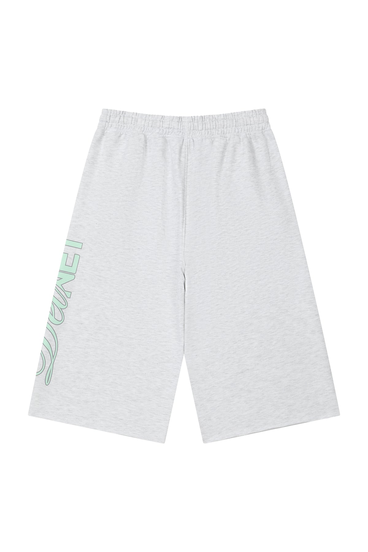 Deinet - Dn Script Sweat Bermuda Pants (Light Grey) product image 10 | TRAB K-Fashion Australia