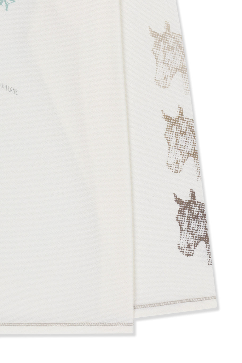 Matin Kim - Matin Pace Graffiti Covered Top (Ivory) product image 4 | TRAB K-Fashion Australia