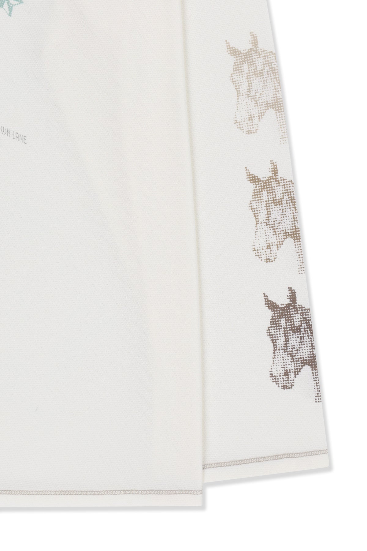 Matin Kim - Matin Pace Graffiti Covered Top (Ivory) product image 4 | TRAB K-Fashion Australia