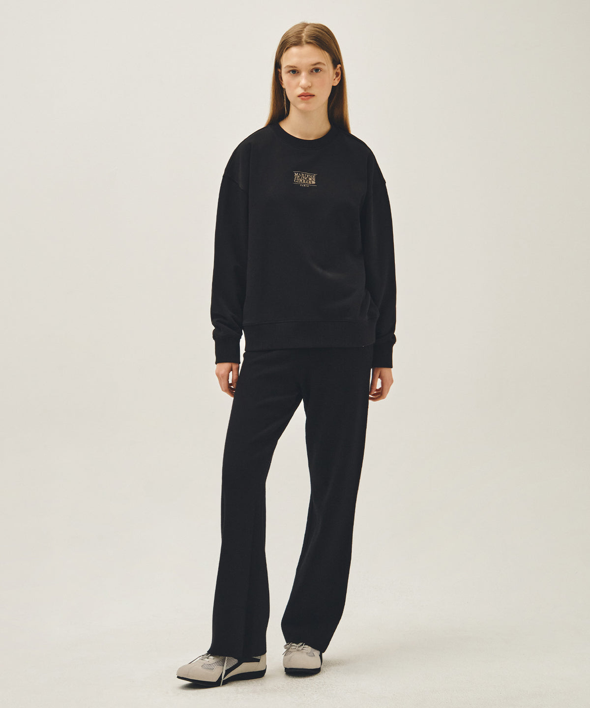 Marithe & Francois Girbaud - Drawing Classic Logo Sweatshirt (Black) product image 5 | TRAB K-Fashion Australia
