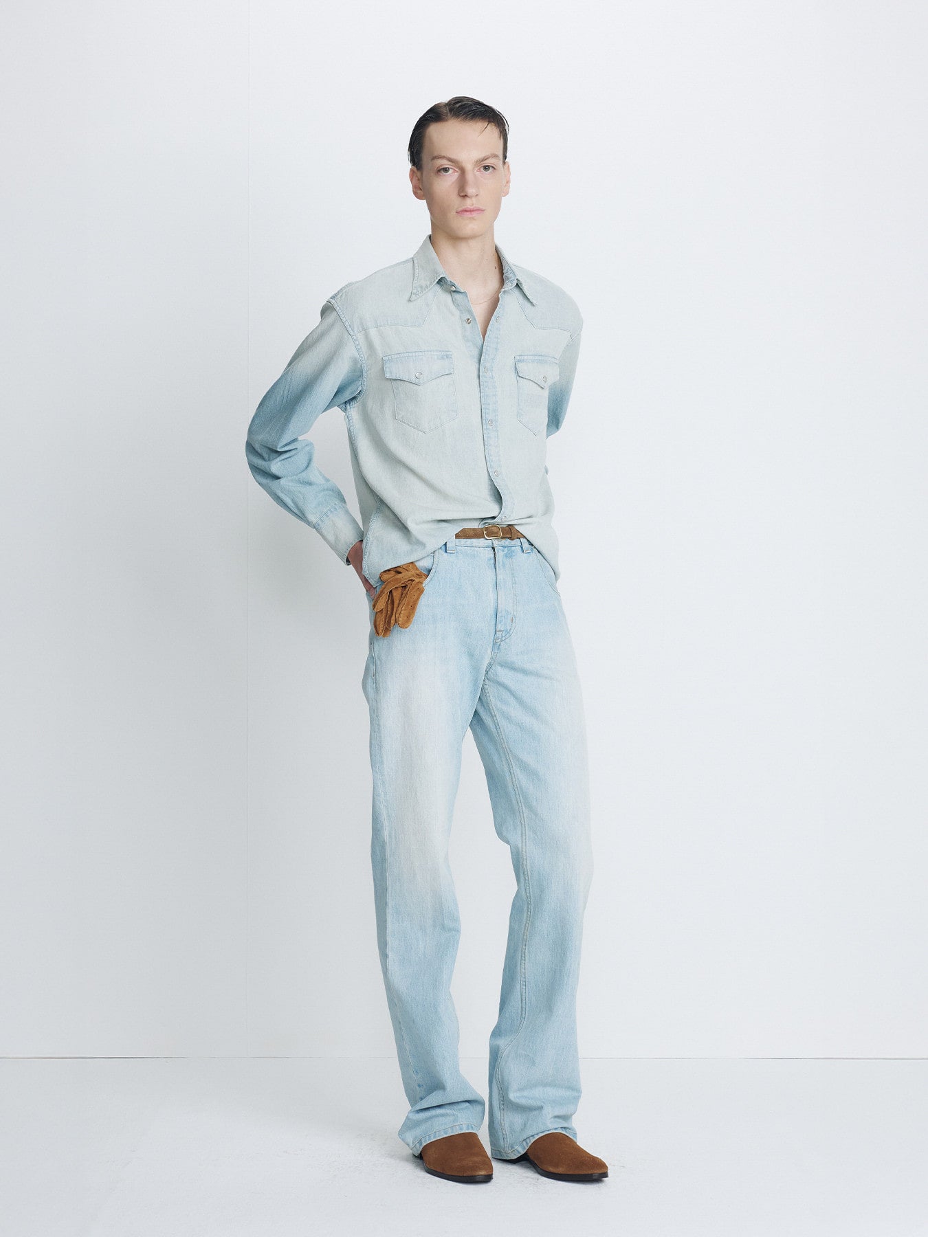 Tonywack - Denim Western Shirt (Vintage Indigo) product image 1 | TRAB K-Fashion Australia