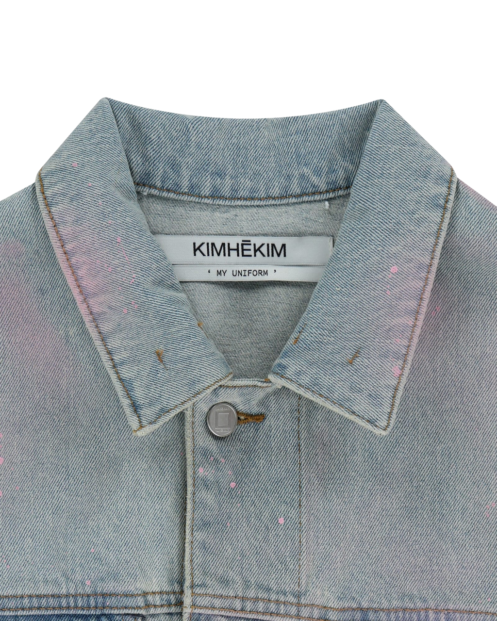 Kimhe Kim - Spray Dyed Denim Jacket (Sky Blue) product image 13 | TRAB K-Fashion Australia