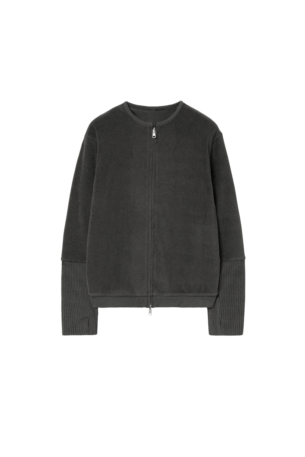 Hatchingroom - Reversible Layer Cardigan (Charcoal) product image 1 | TRAB K-Fashion Australia