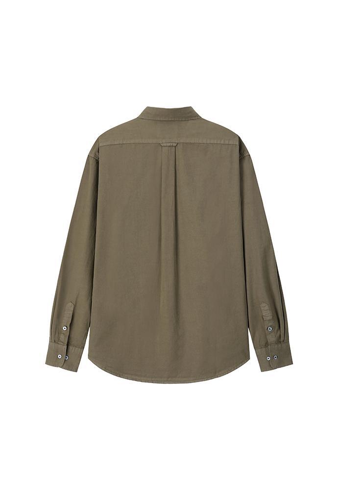 Art if acts - Saint Garment-dyed Shirt (Mud) product image 7 | TRAB K-Fashion Australia